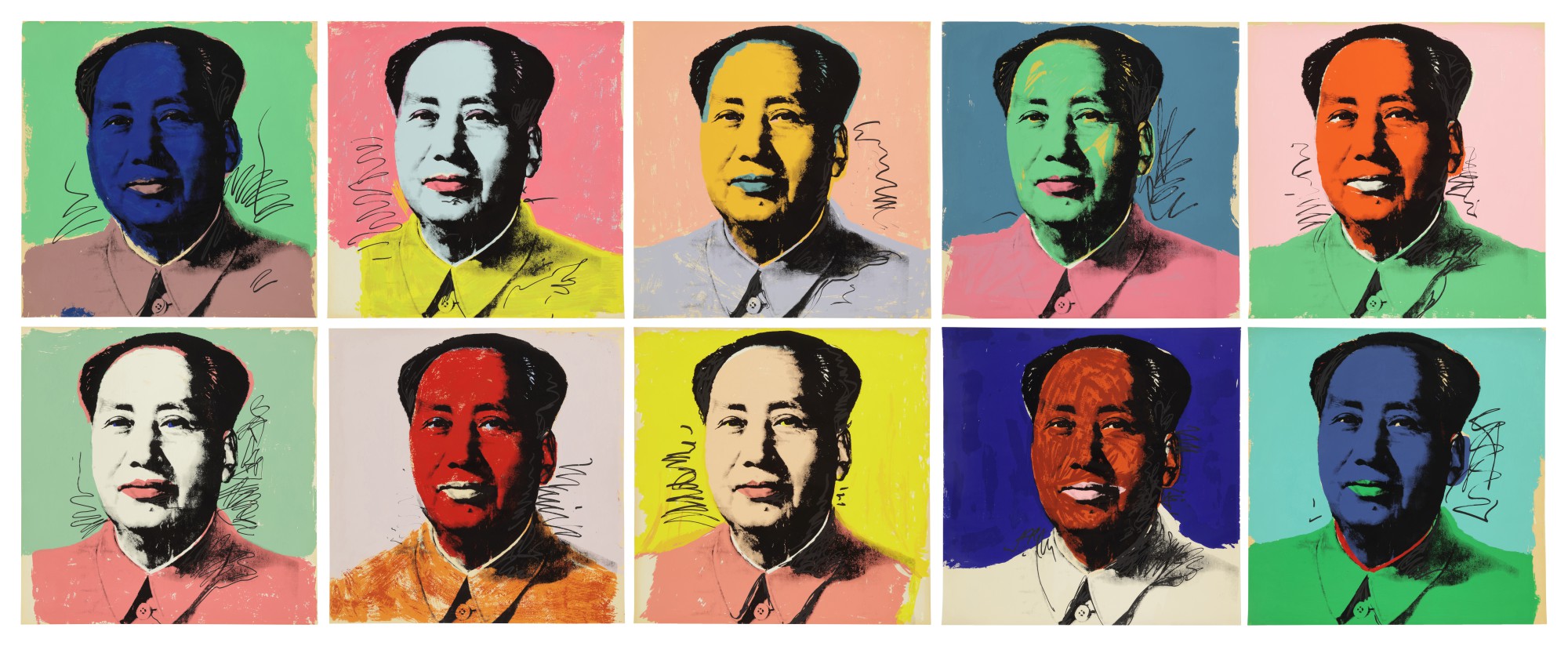 Andy Warhol — Mao (Feldman & Schellmann II.90-99)