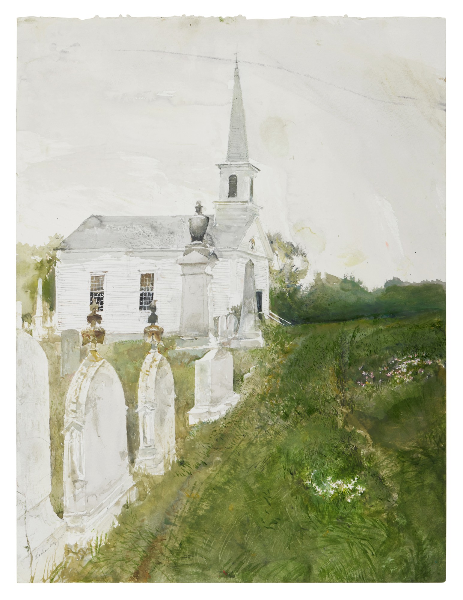 Ridge Church (Study for Shellback)