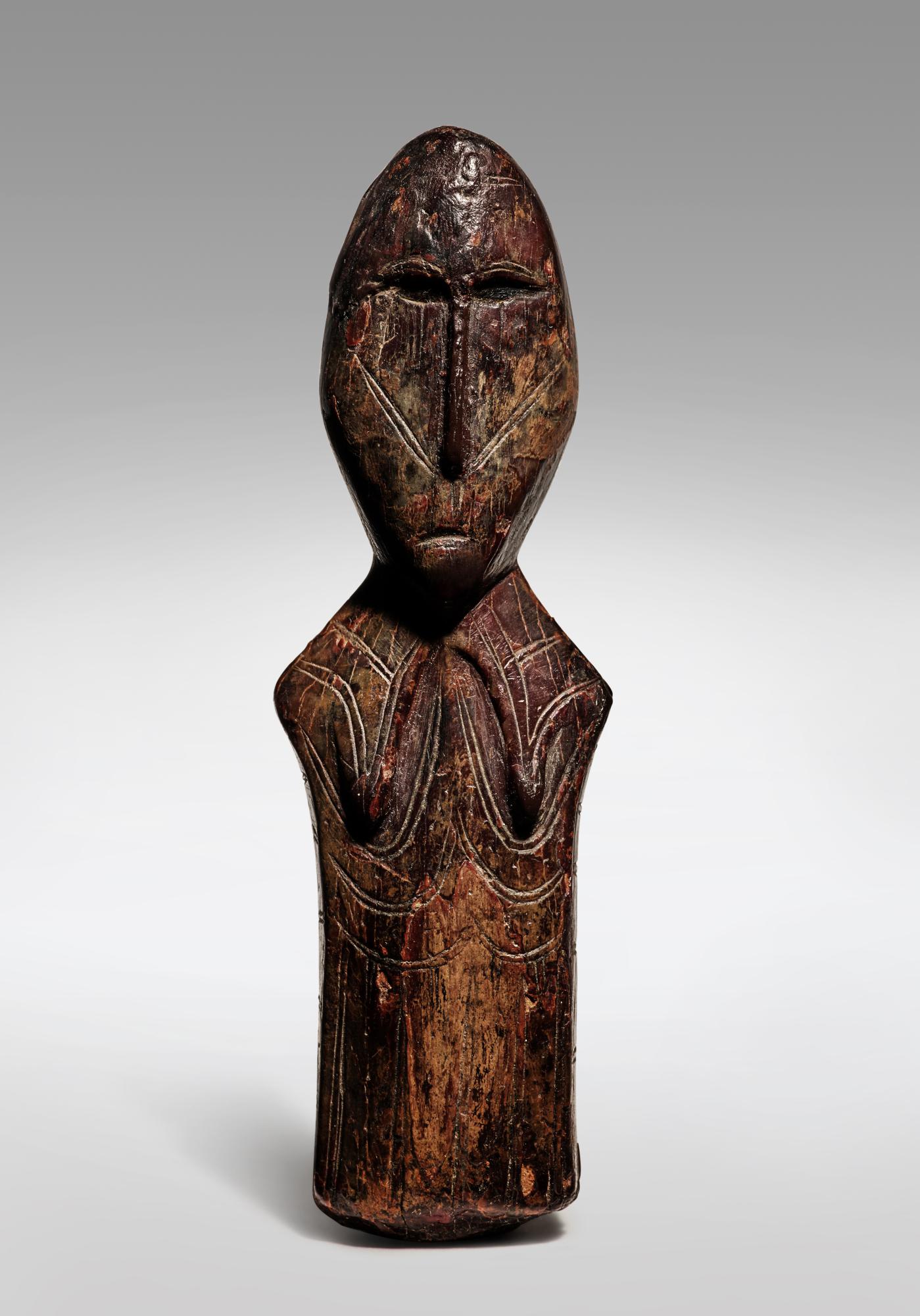 Anthropomorphic Figure, Okvik or Old Bering Sea I, 100 - 400 AD — Anthropomorphic Figure, Okvik or Old Bering Sea I, 100 - 400 AD