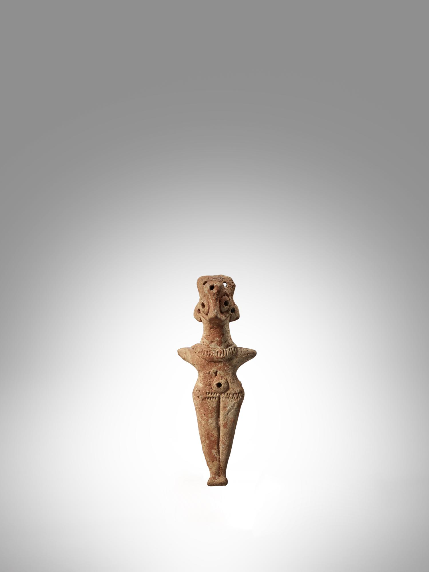 Syro-Hittite Terracotta Figure of a Goddess, Middle Bronze Age, circa 2000 - 1500 BC — Syro-Hittite Terracotta Figure of a Goddess, Middle Bronze Age, circa 2000 - 1500 BC