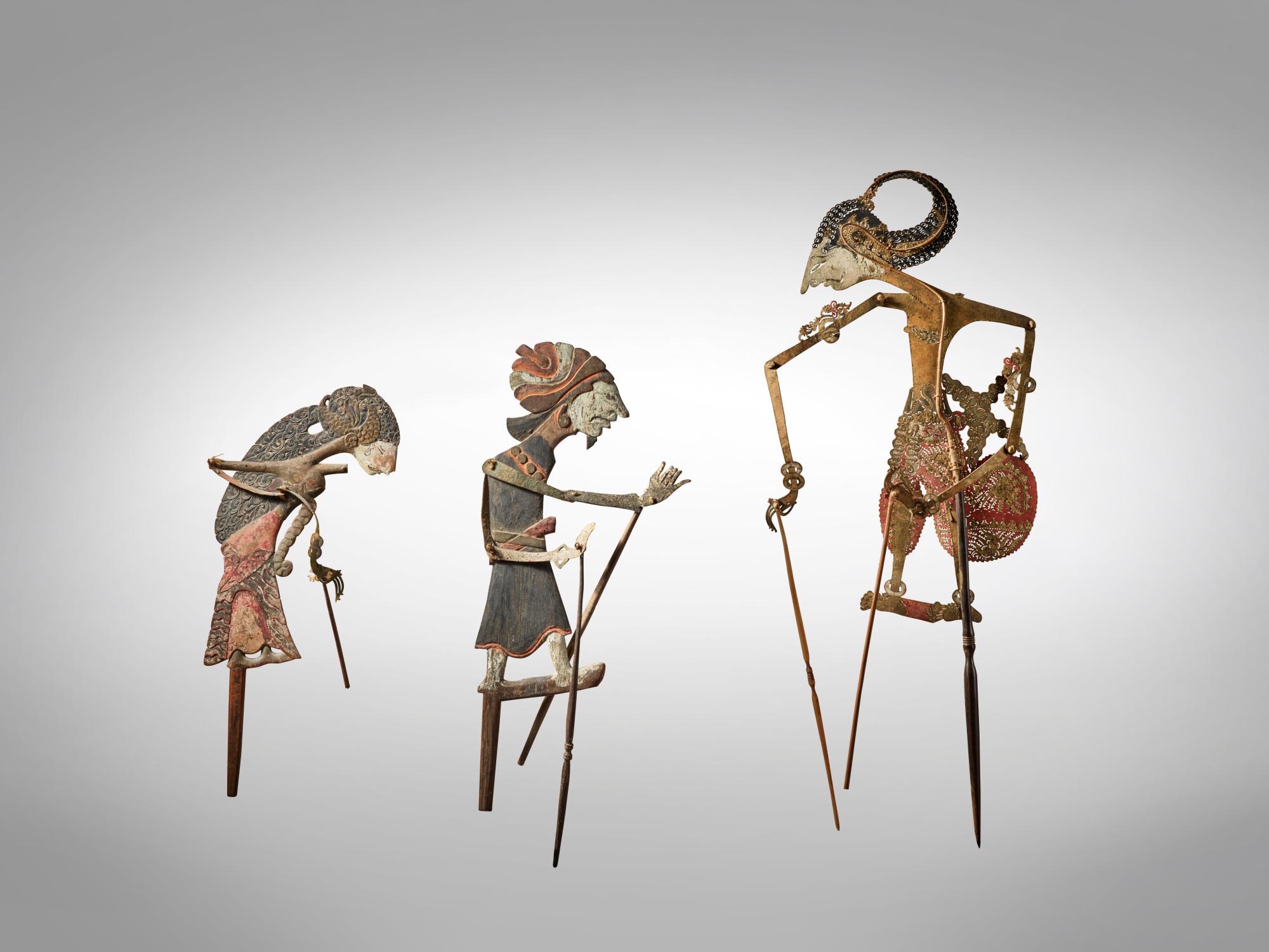 Three Shadow Puppets, Java, Indonesia — Three Shadow Puppets, Java, Indonesia