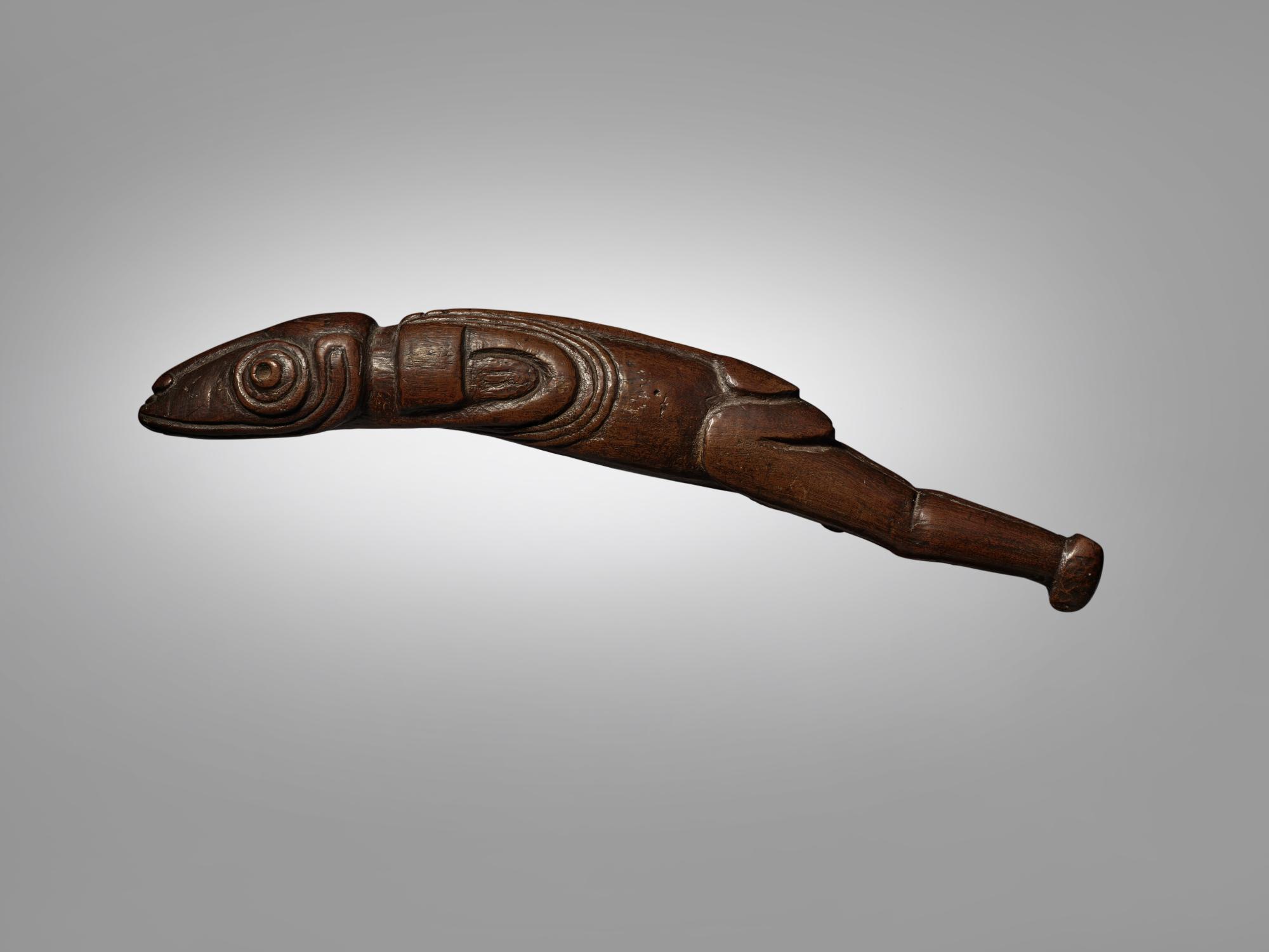 Lizard Man Figure, Easter Island (Rapa Nui) — Lizard Man Figure, Easter Island (Rapa Nui)