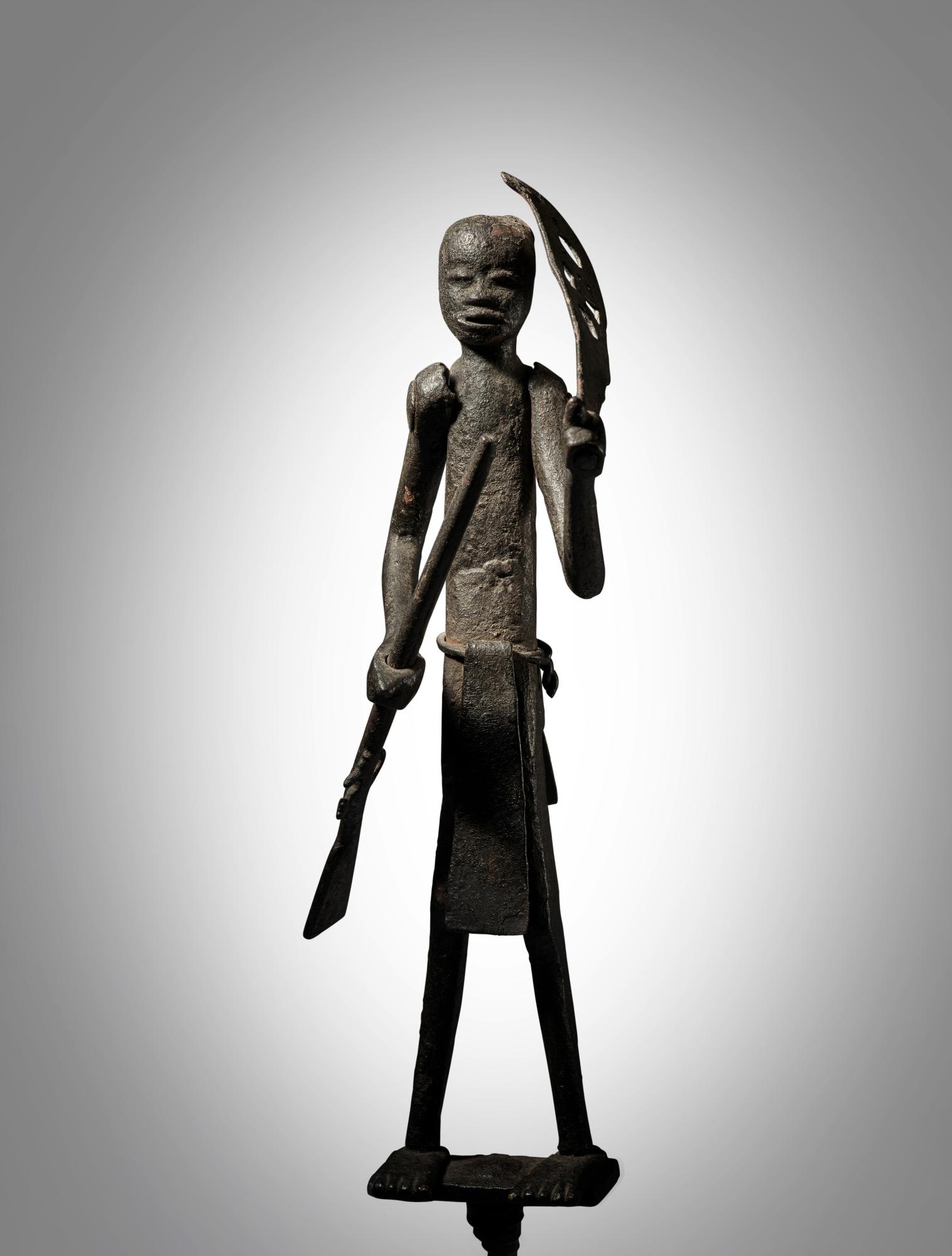 Fon Wrought Iron Figure of the War God Gu, Benin — Fon Wrought Iron Figure of the War God Gu, Benin