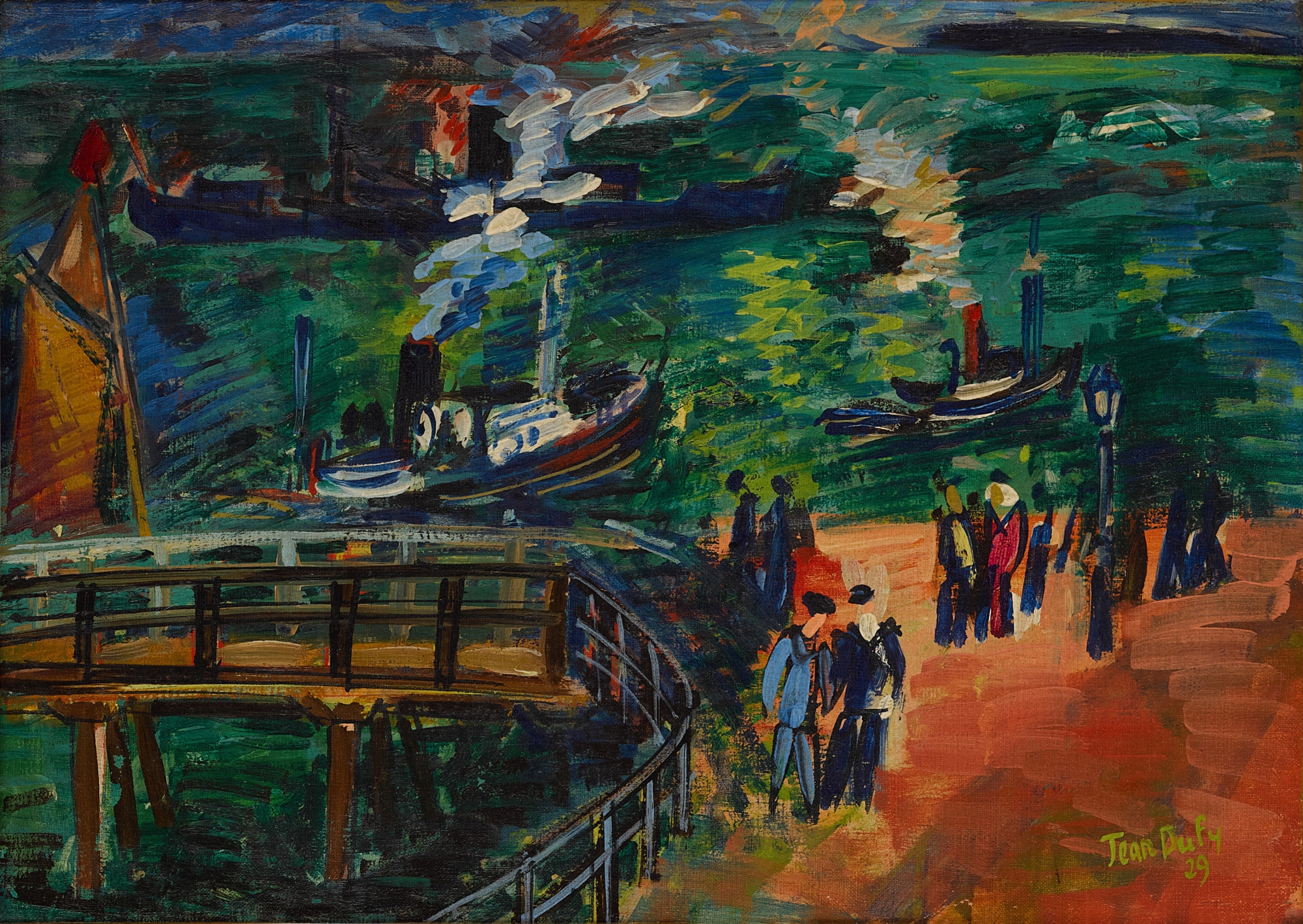 Jean Dufy — Port du Havre
