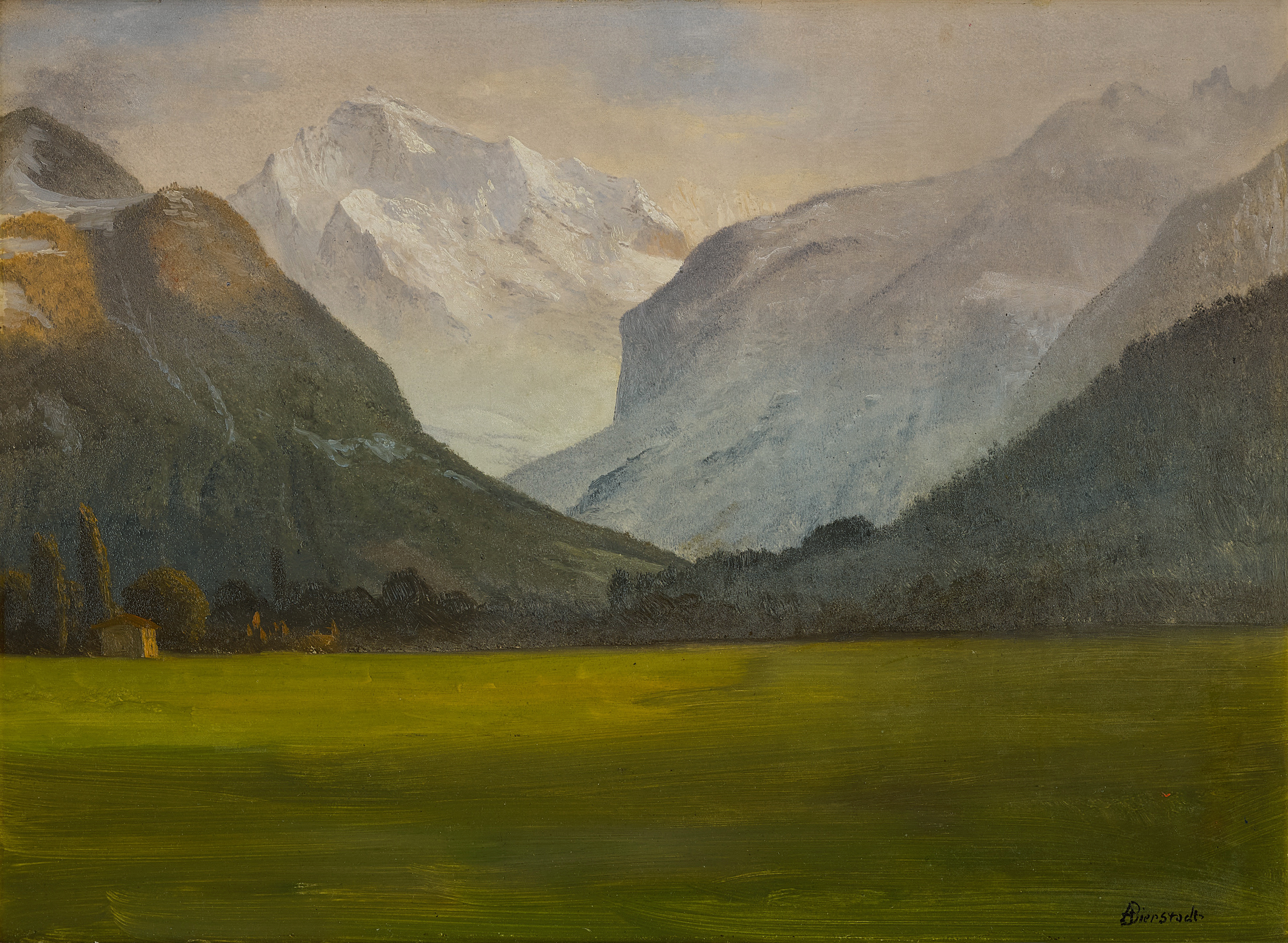 Albert Bierstadt — Jungfrau After First Snow