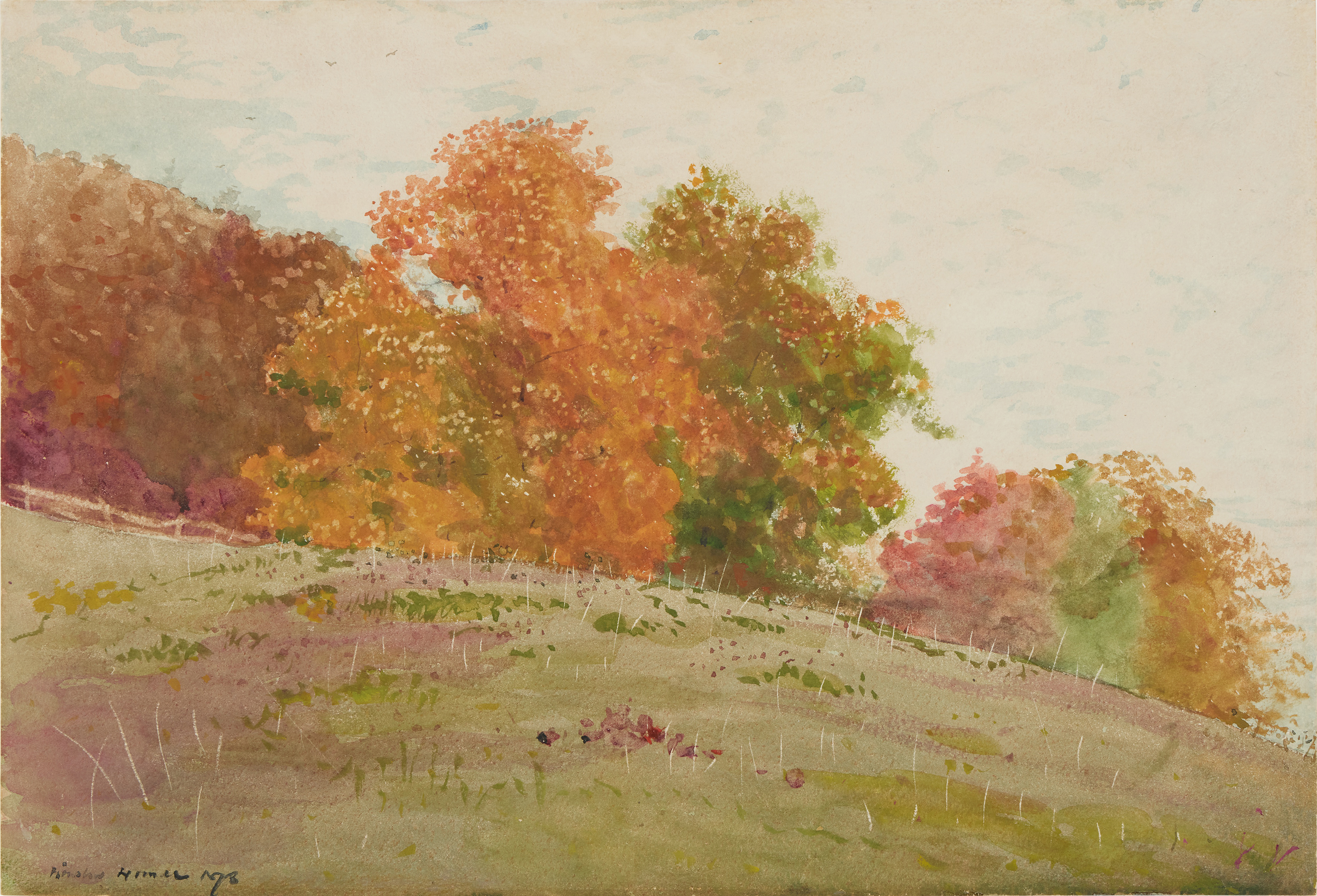 Winslow Homer — Autumn Trees