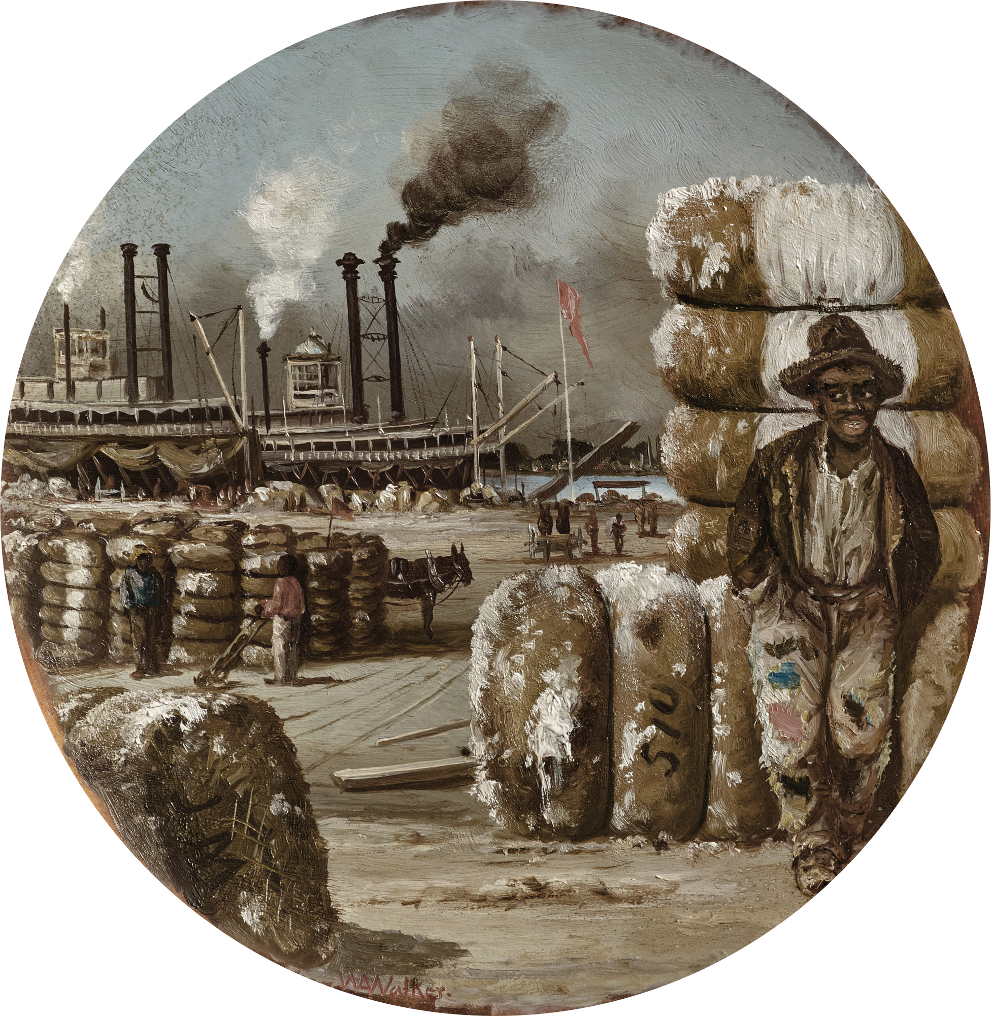 William Aiken Walker — The Levee, New Orleans