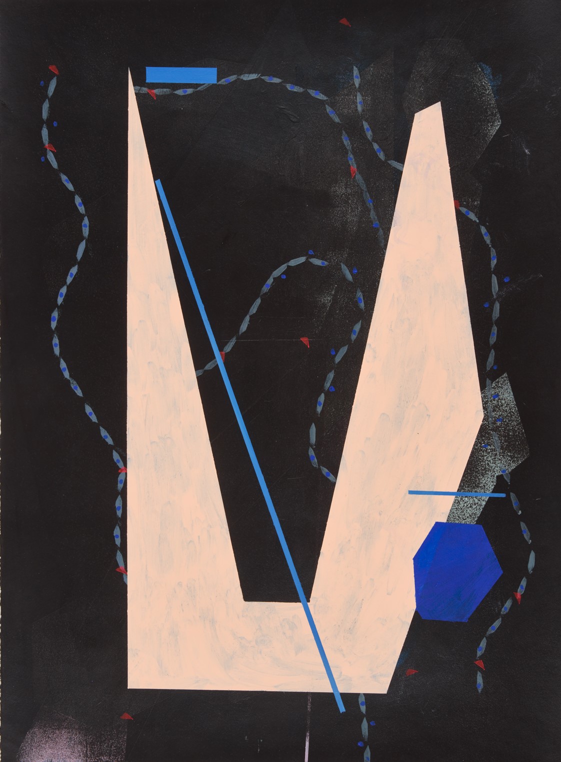 Caroline Kent — Reclining at a dinner party