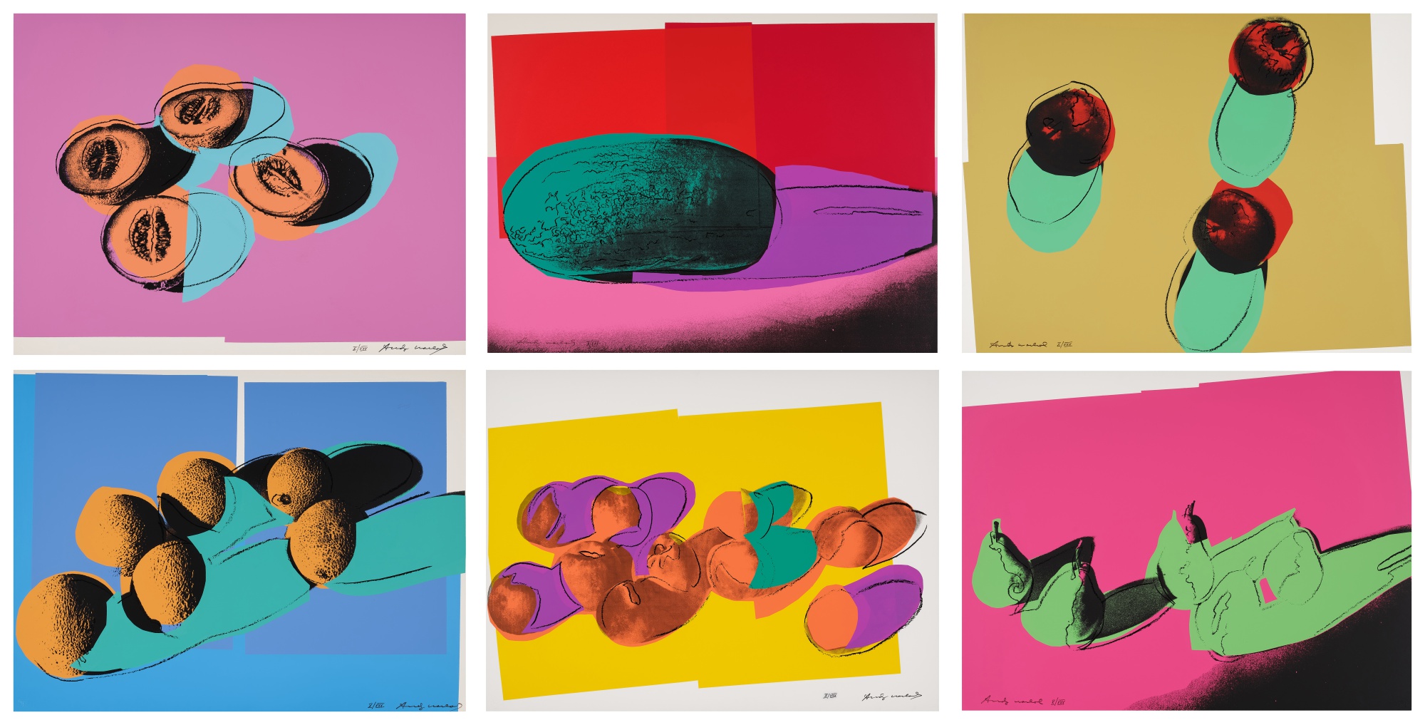 Andy Warhol — Space Fruit: Still Lifes