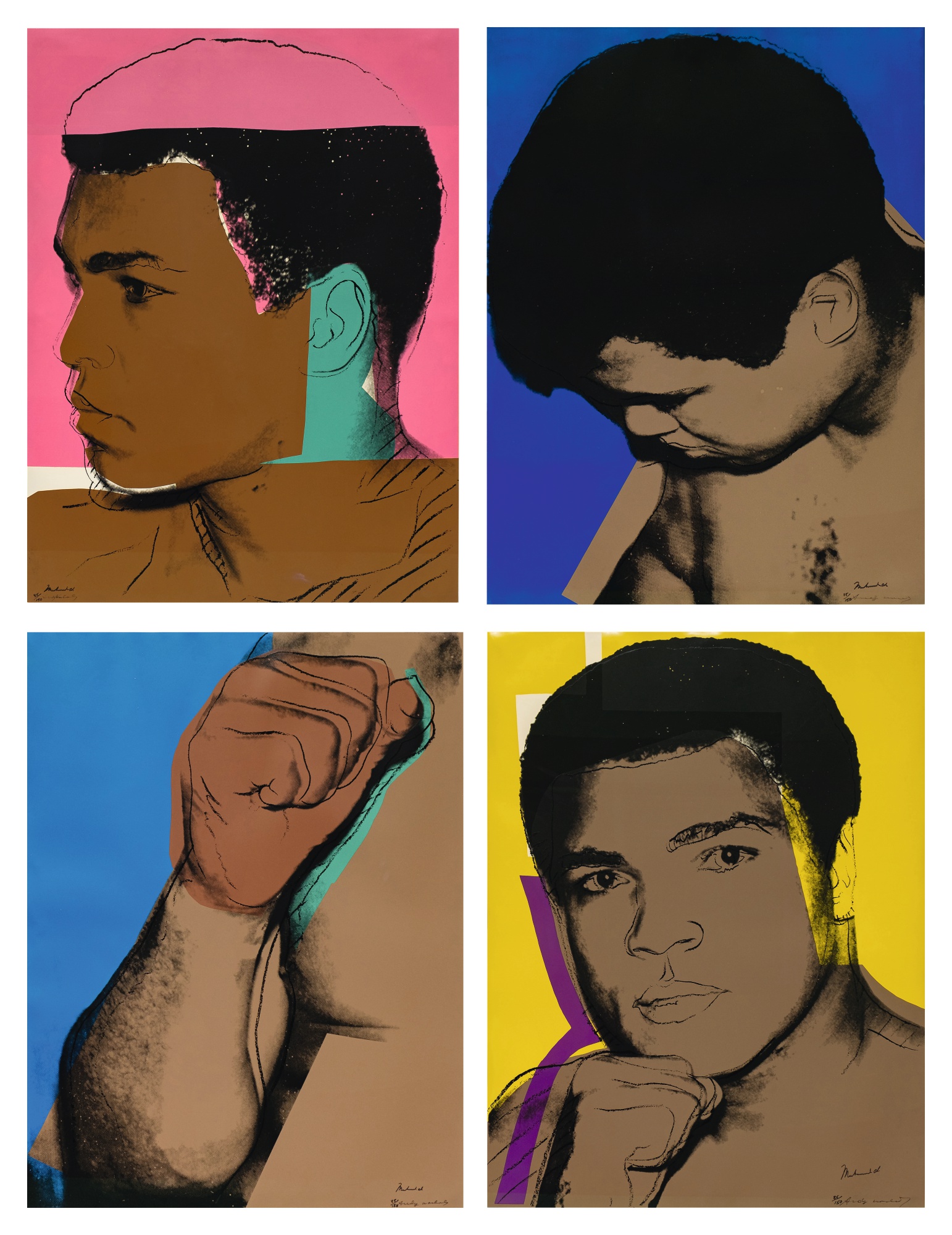 Andy Warhol — Muhammad Ali