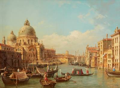 View of Santa Maria della Salute, from the Grand Canal