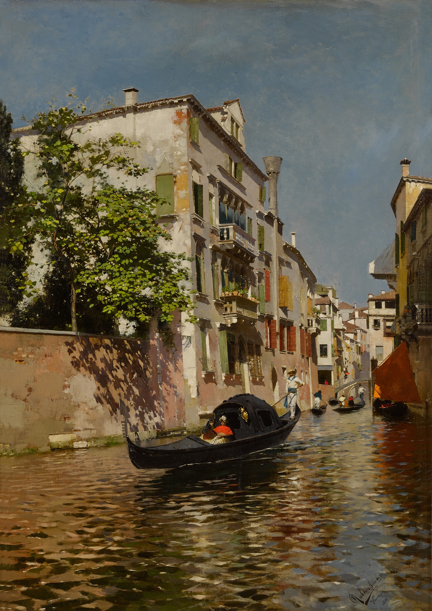 Unknown — A Venetian Canal