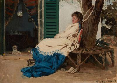 Young Woman in a Garden