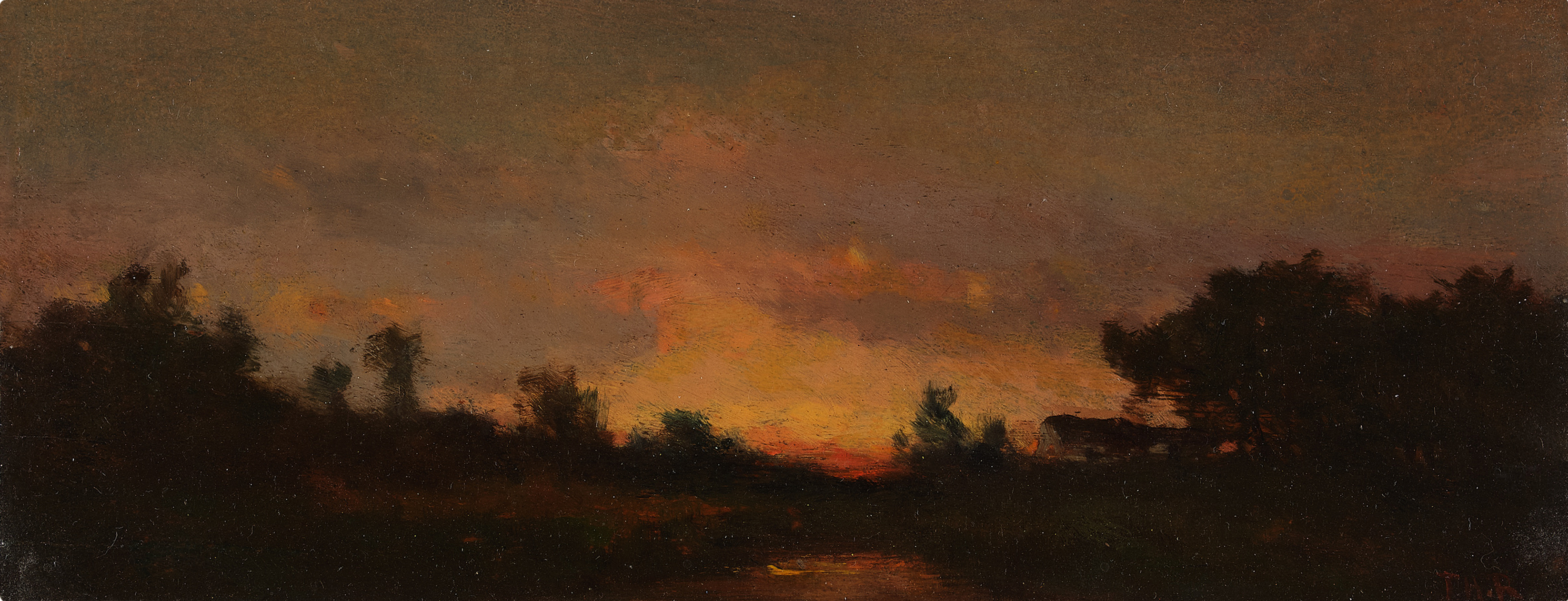Landscape with Sunset