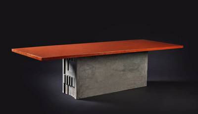 Unique Table from the Apartment of the Artist, Rue Bonaparte, Paris