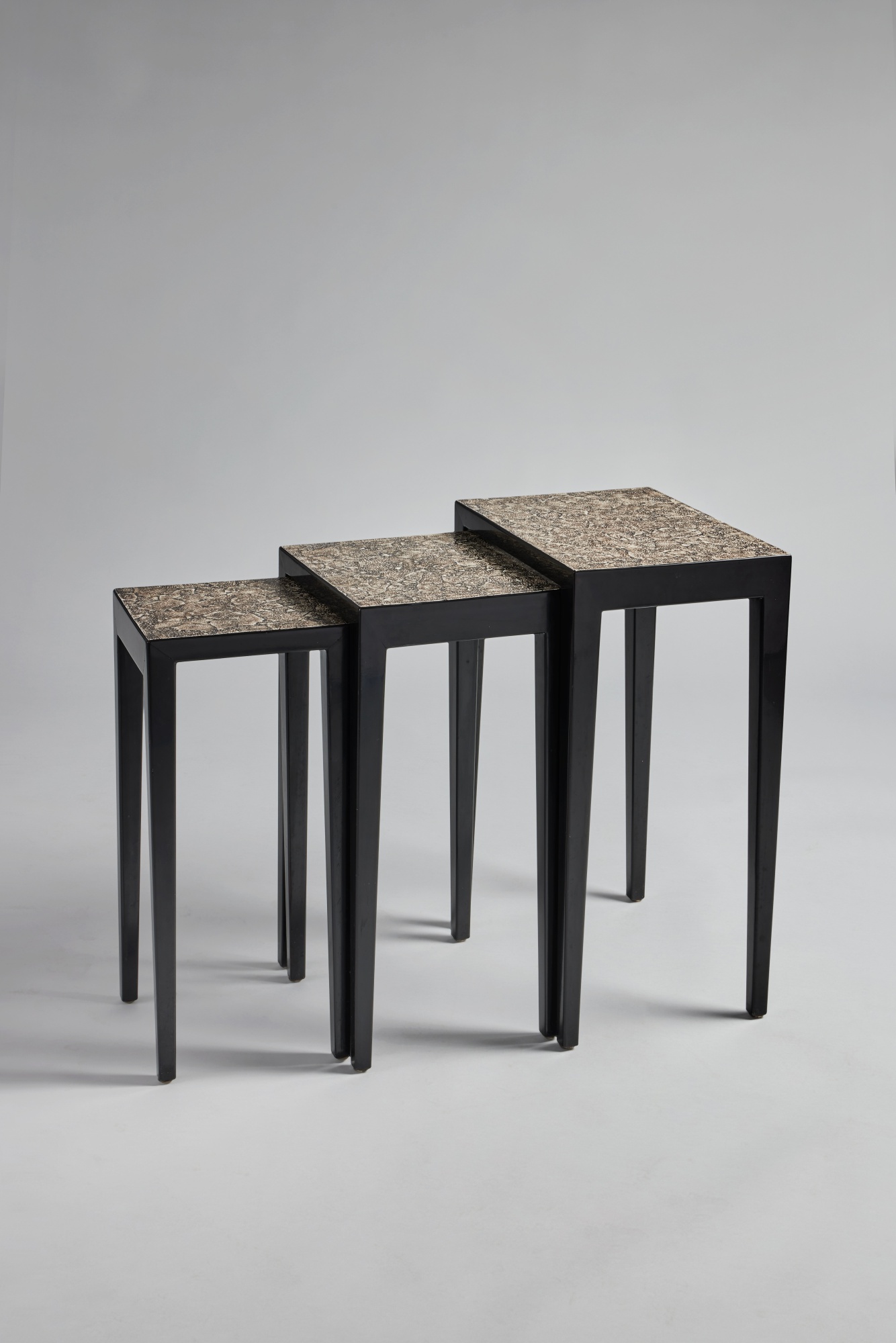 Jean Dunand — Set of Three Nesting Tables