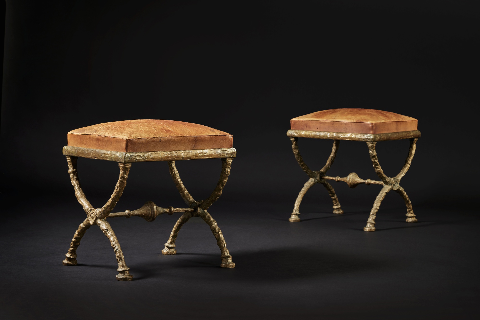 Diego Giacometti — Pair of Stools, Troisième Version