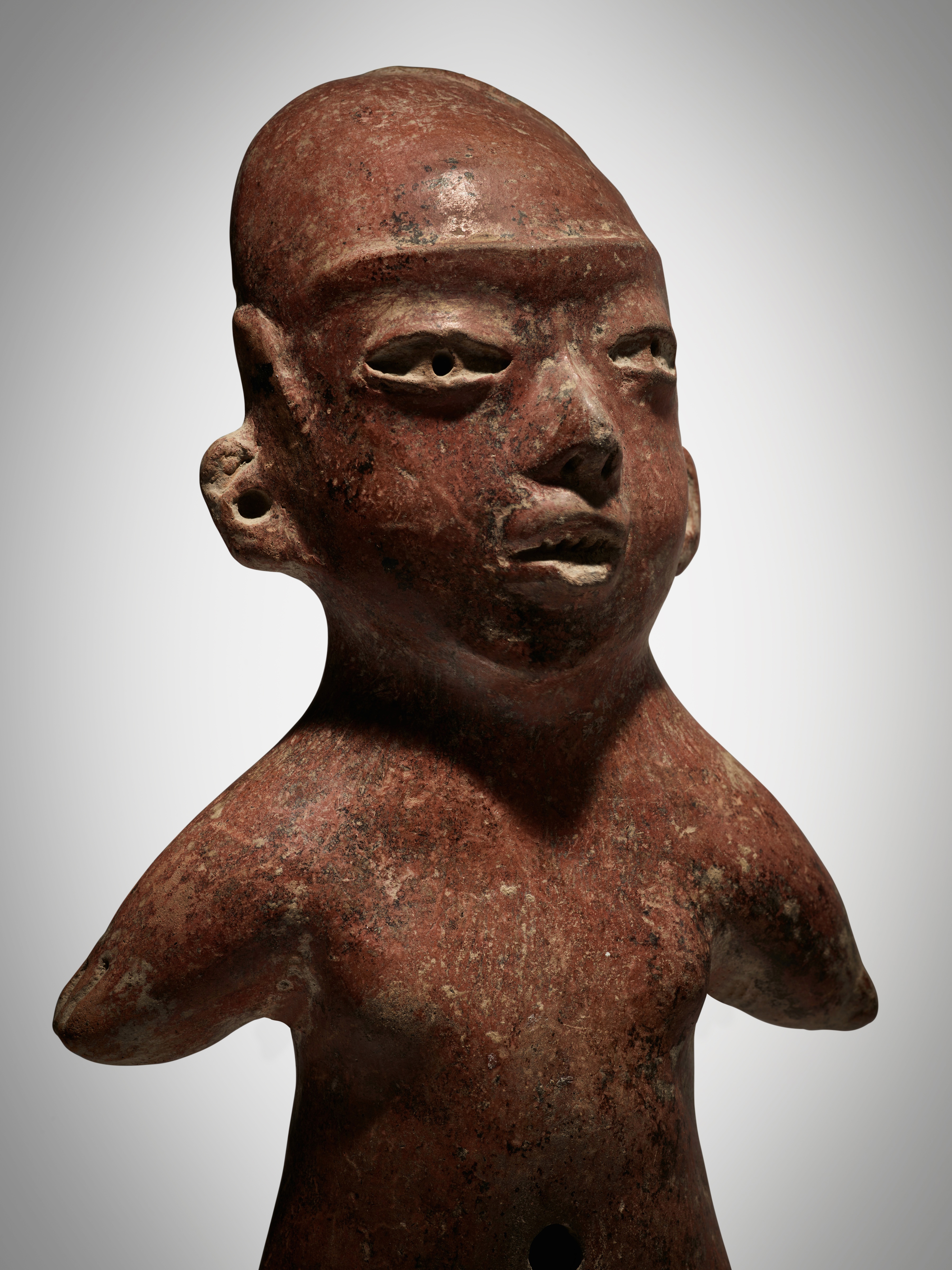 Unknown — Tlatilco Standing Figure, possibly Santa Cruz region, Early Preclassic, circa 1200 - 900 BC