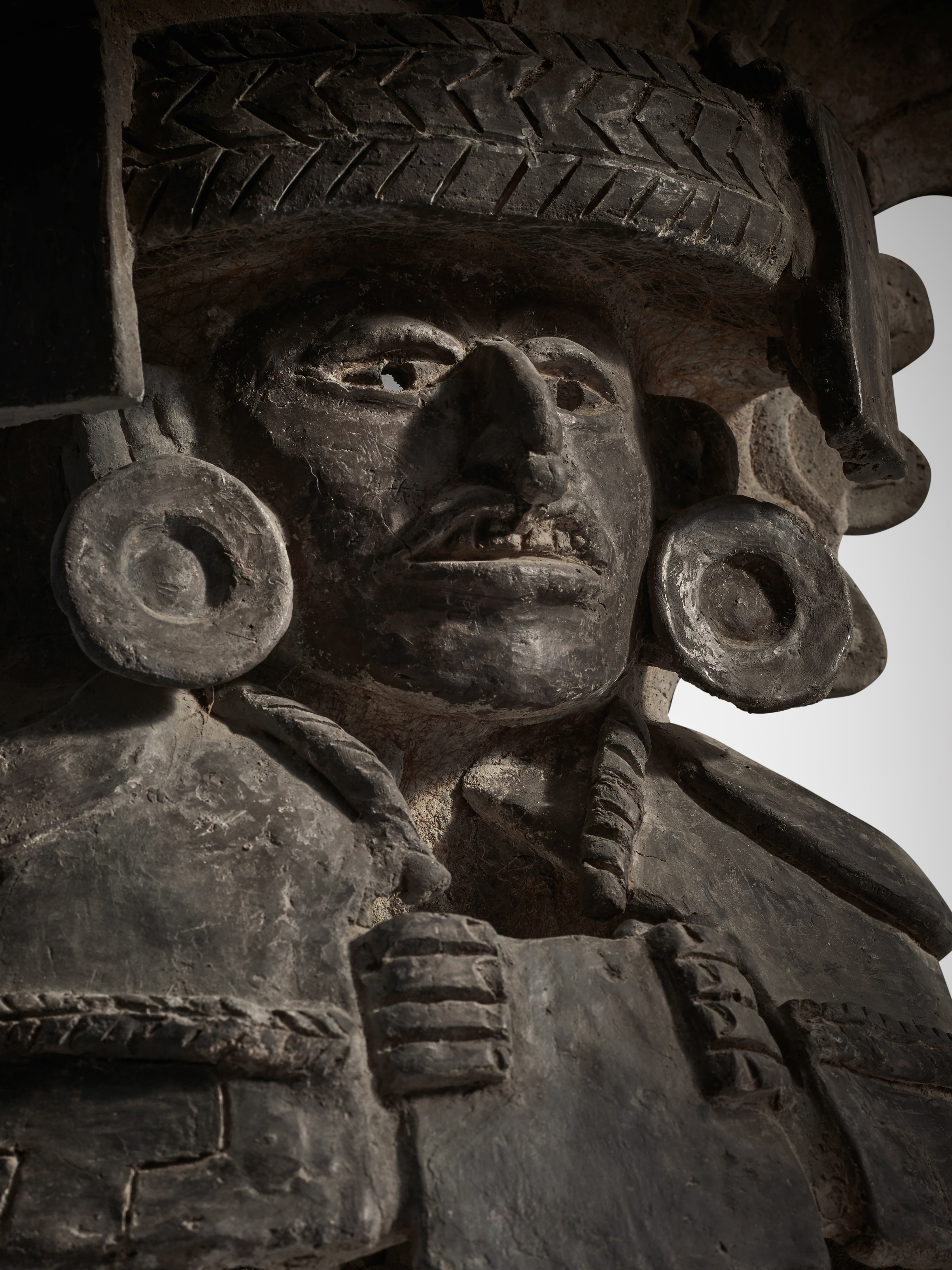 Zapotec Urn of a Standing Figure, Monte Alban IIIB, Late Classic, circa AD 550 - 950 — Zapotec Urn of a Standing Figure, Monte Alban IIIB, Late Classic, circa AD 550 - 950