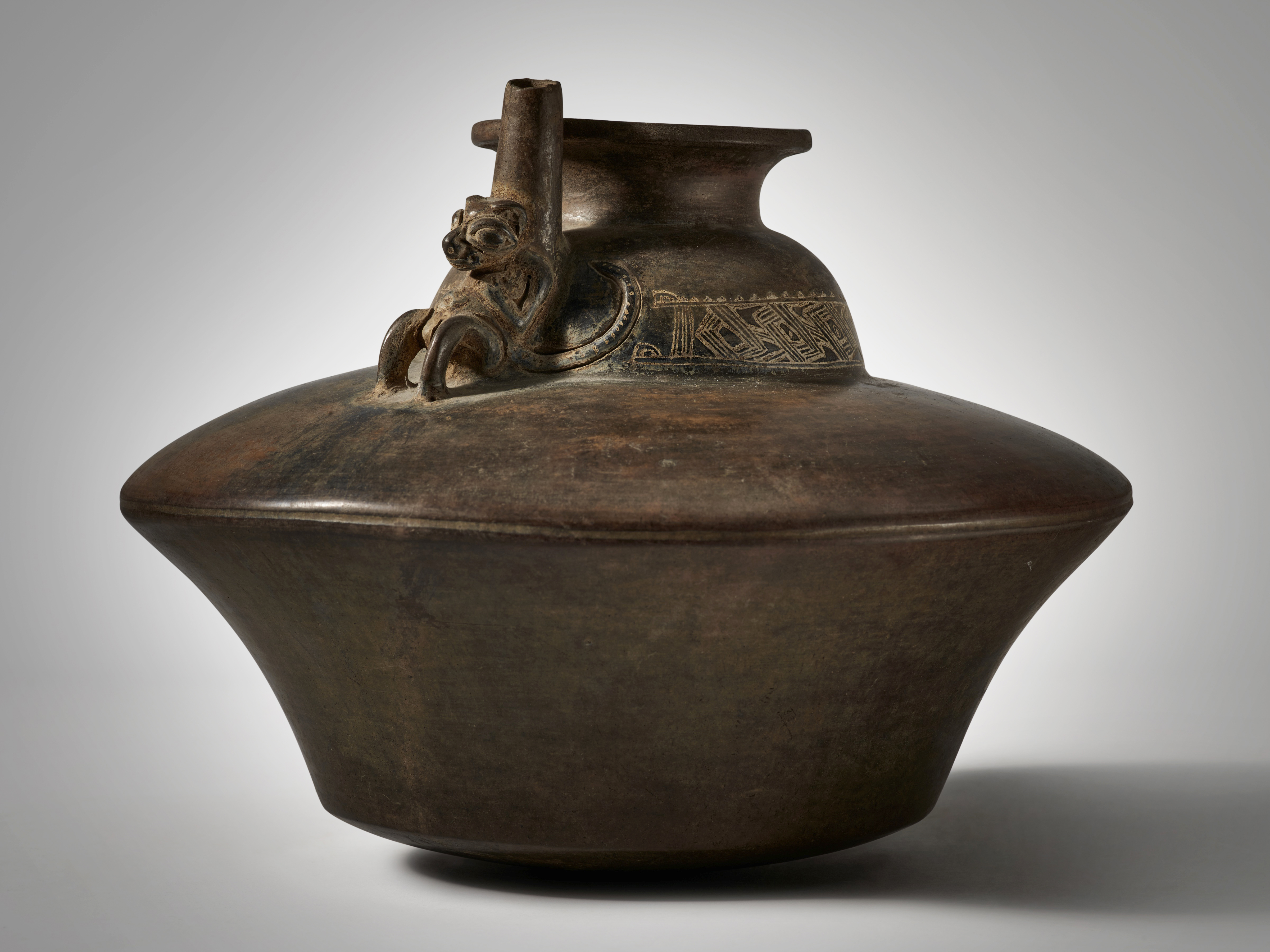 Unknown (Historical) — Costa Rican Brownware Vessel, Guanacaste-Nicoya region, circa AD 1000 - 1300