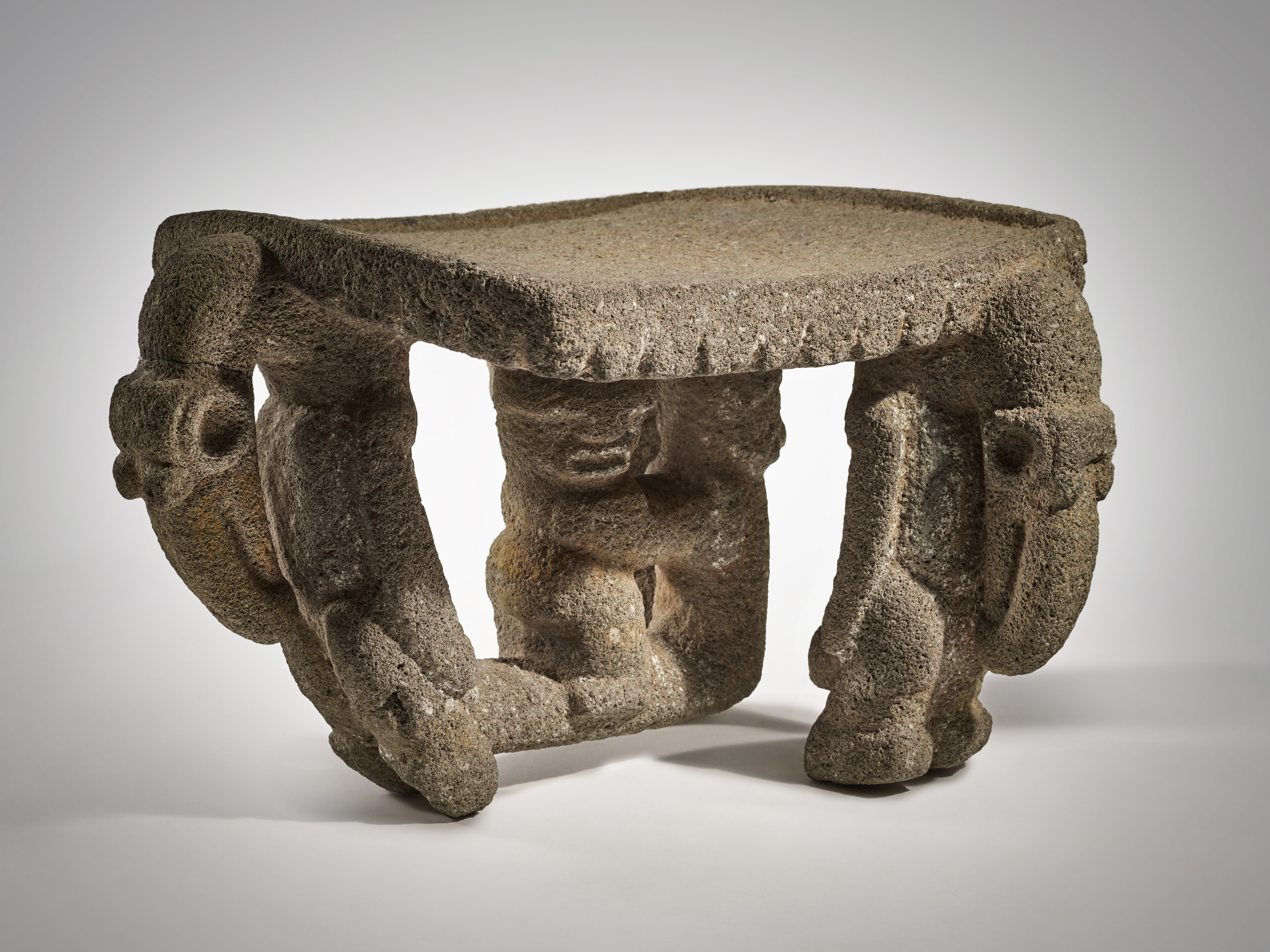 Costa Rican Stone Flying Panel Metate, Late Period IV, circa AD 1 - 500 — Costa Rican Stone Flying Panel Metate, Late Period IV, circa AD 1 - 500