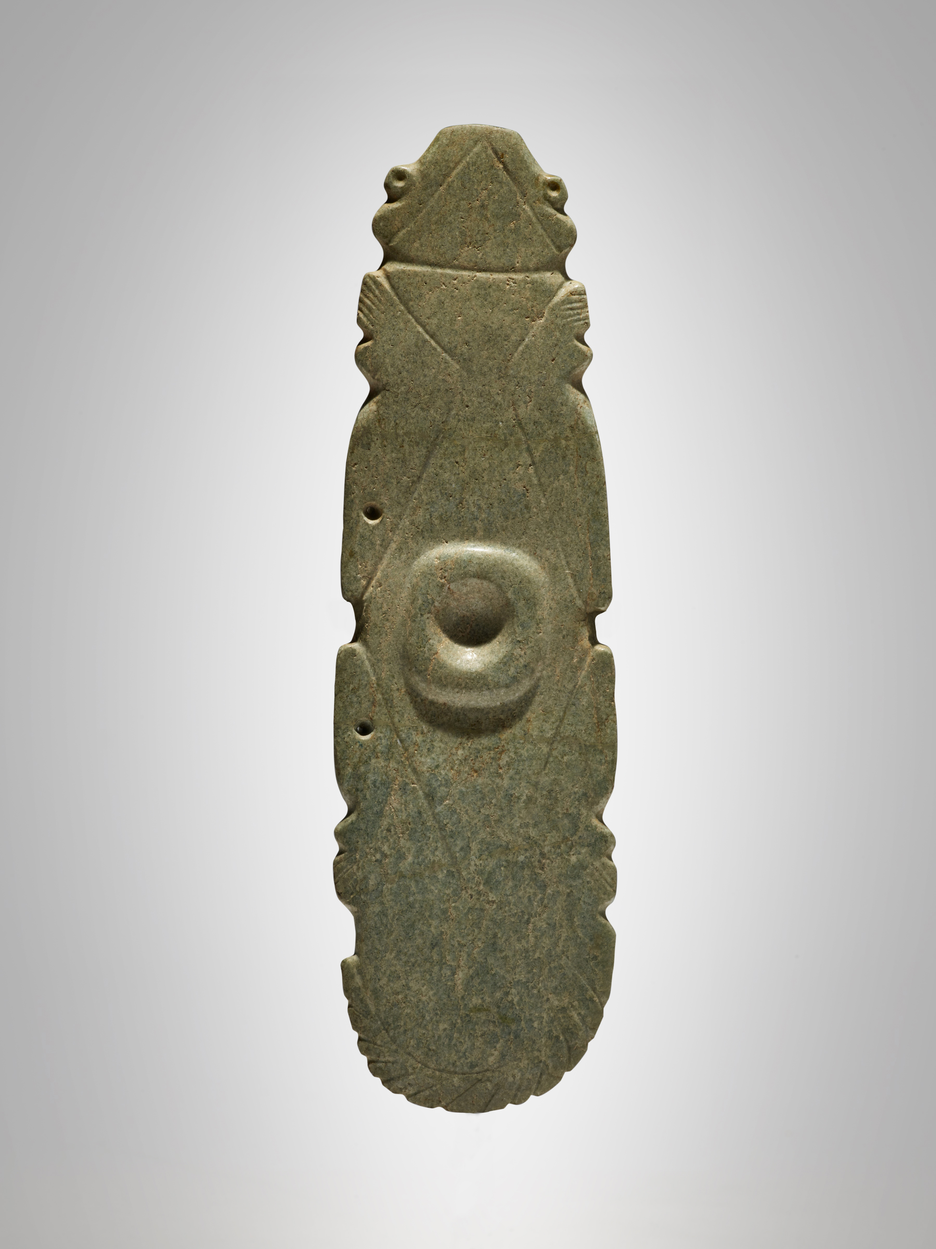 Costa Rican Jade Effigy Pendant, Olmecoid, circa 100 BC - AD 300 — Costa Rican Jade Effigy Pendant, Olmecoid, circa 100 BC - AD 300