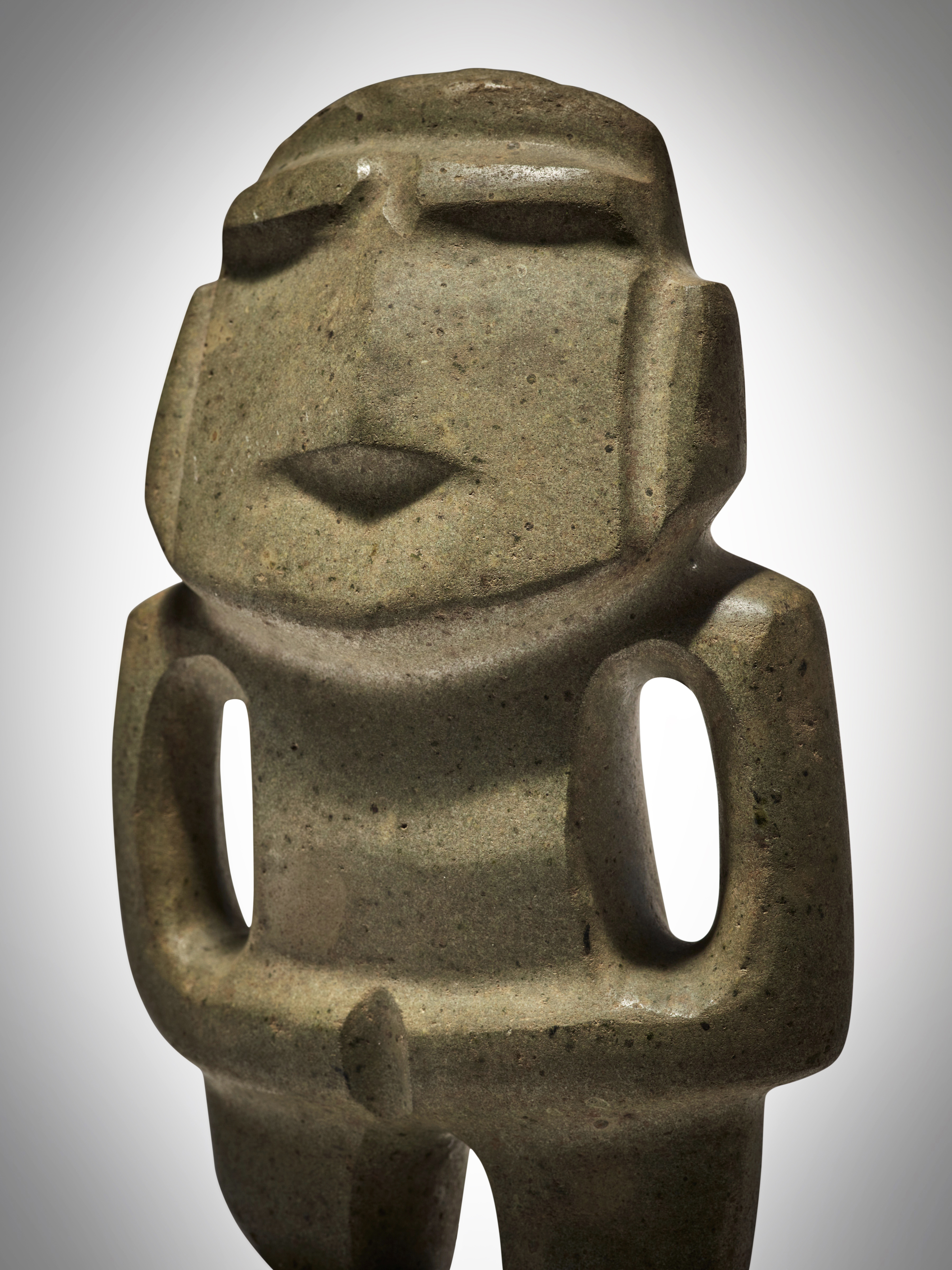 Mezcala Stone Figure, Type M-14, Late Preclassic, circa 300-100 BC