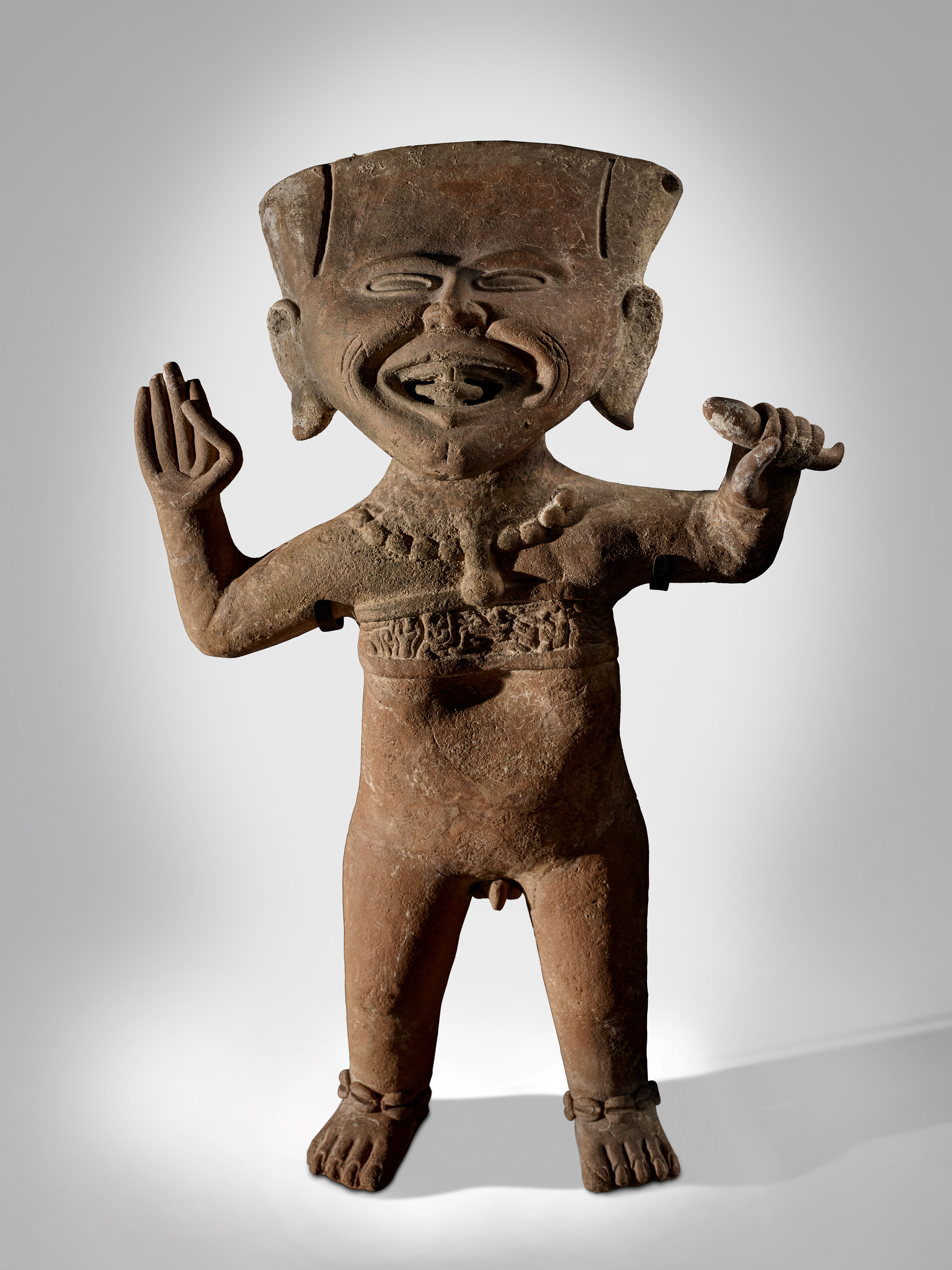 Veracruz Standing Figure, Late Classic, AD 550 - 950
