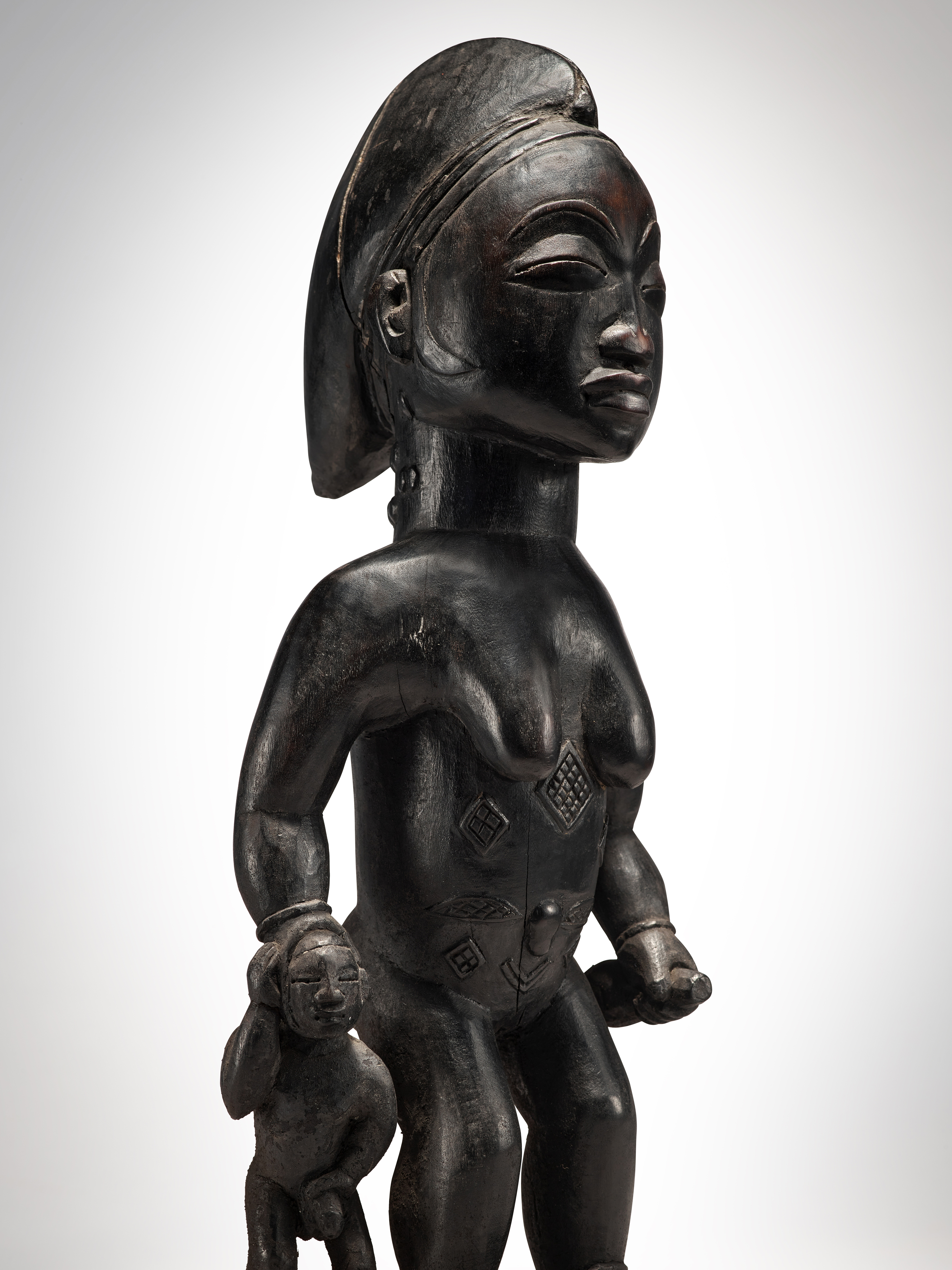 Lumbo Mother and Child Figure, Gabon
