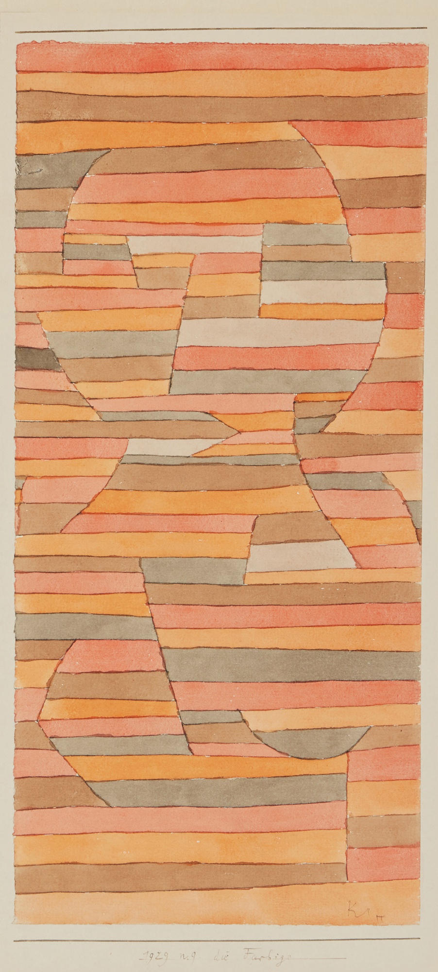 Paul Klee — Die Farbige (The Colorful Woman)