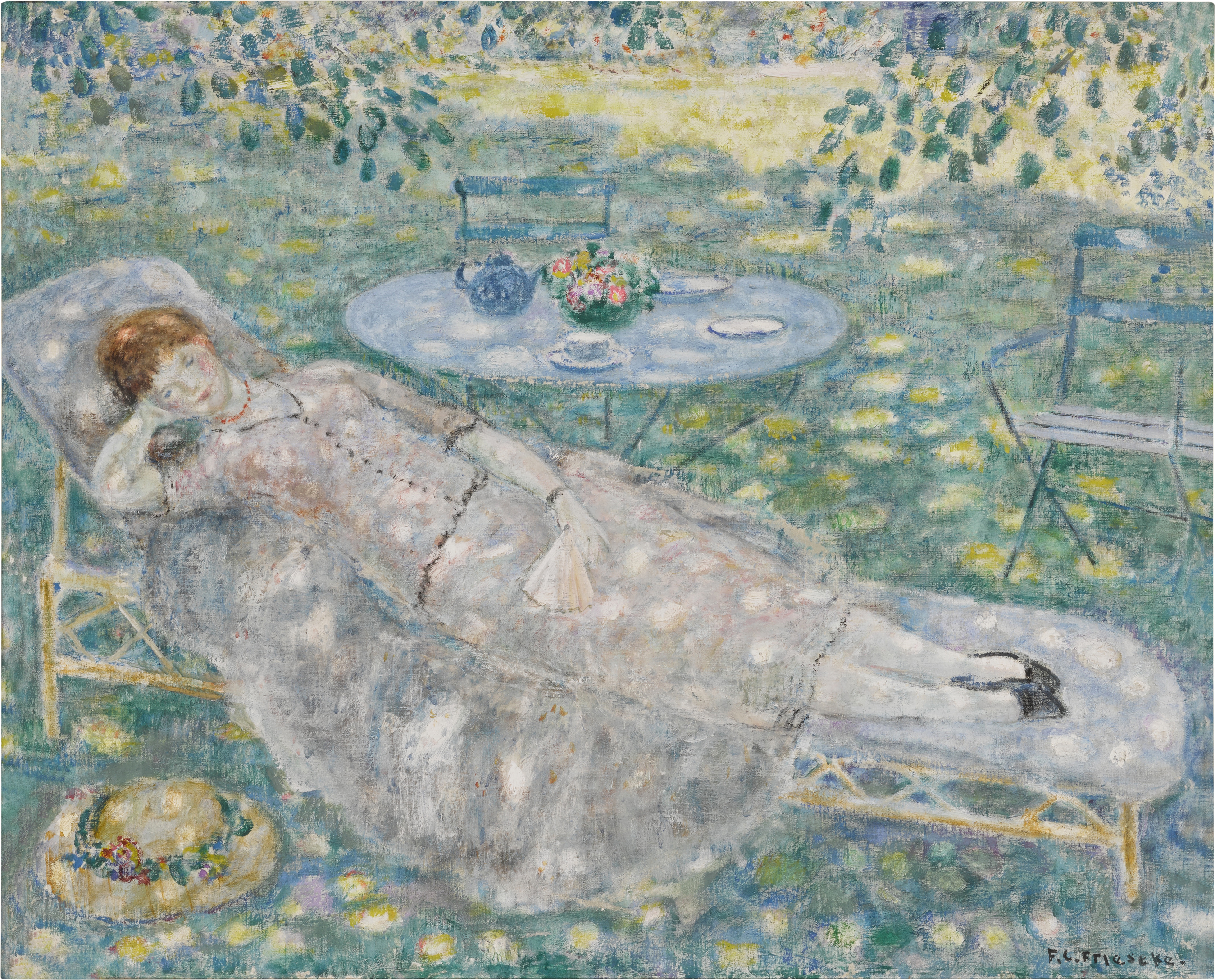 Frederick Carl Frieseke — Sun Spots