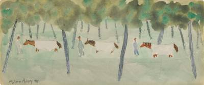 Horses with Blankets