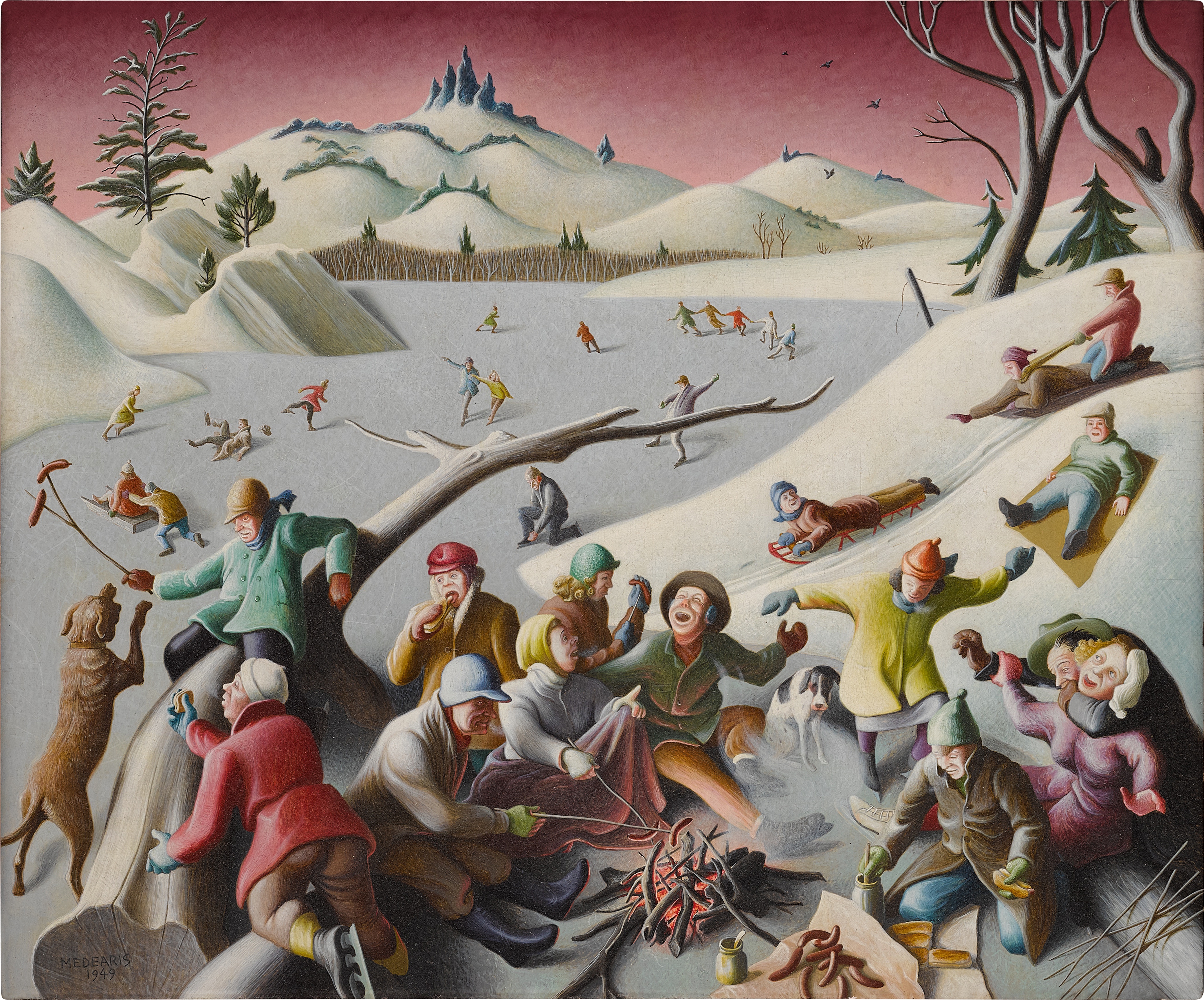 Roger Medearis — Skating Party