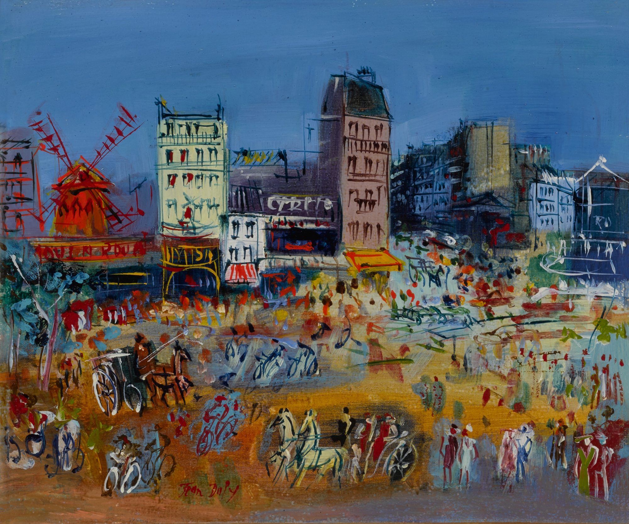 Jean Dufy — Le Moulin rouge