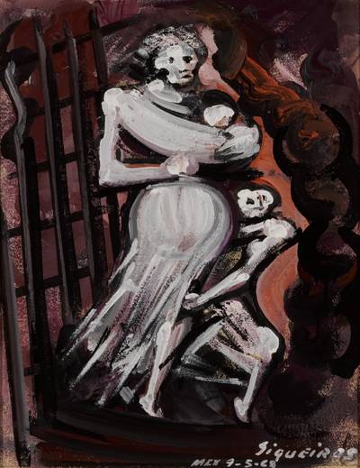 Estudio para el mural La Marcha de la Humanidad