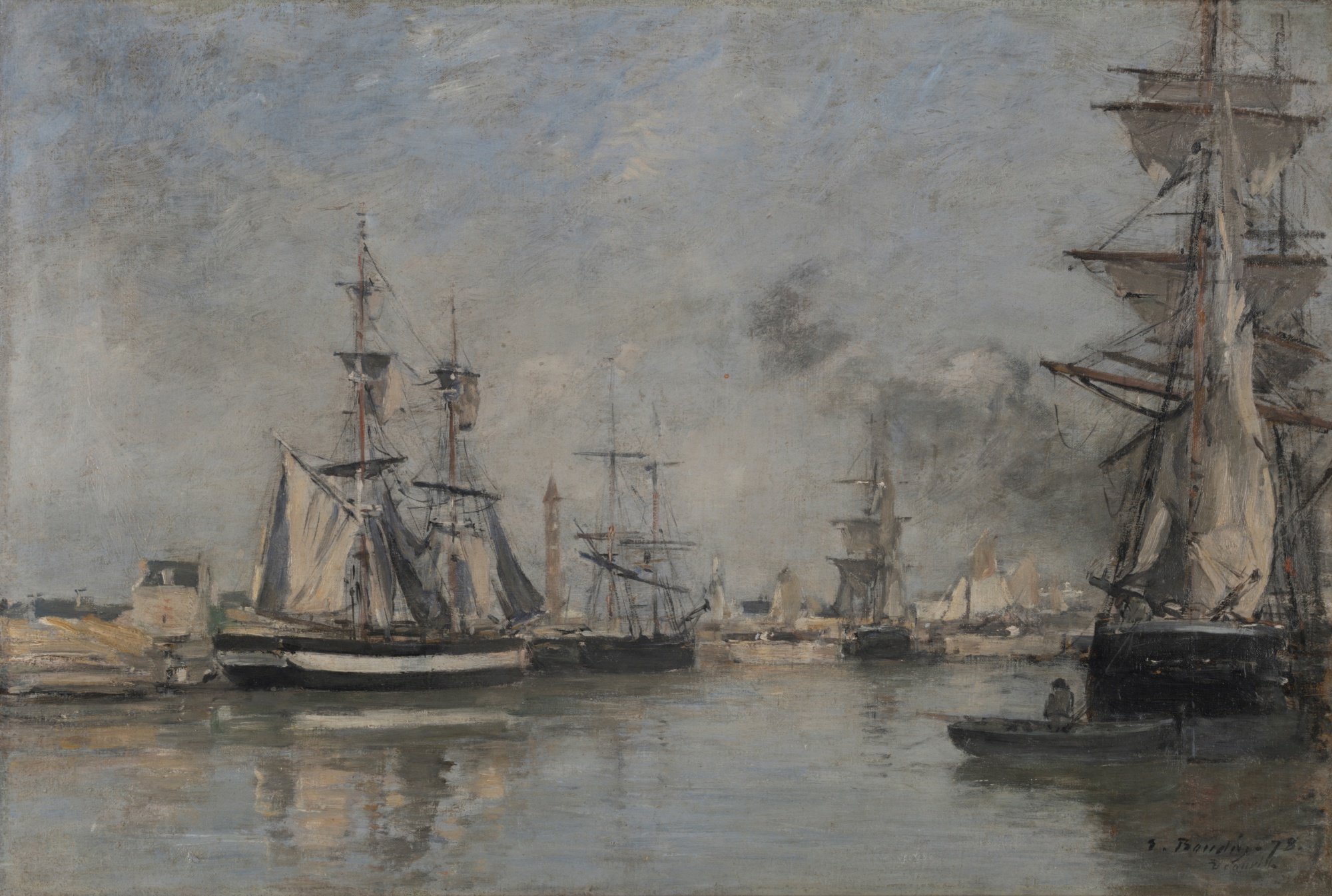 Le Bassin de Deauville, le quai au bois