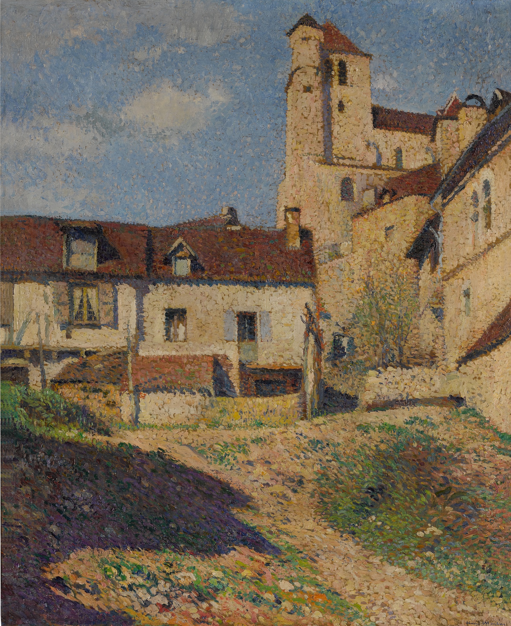 L'Église et le village de Saint-Cirq-Lapopie