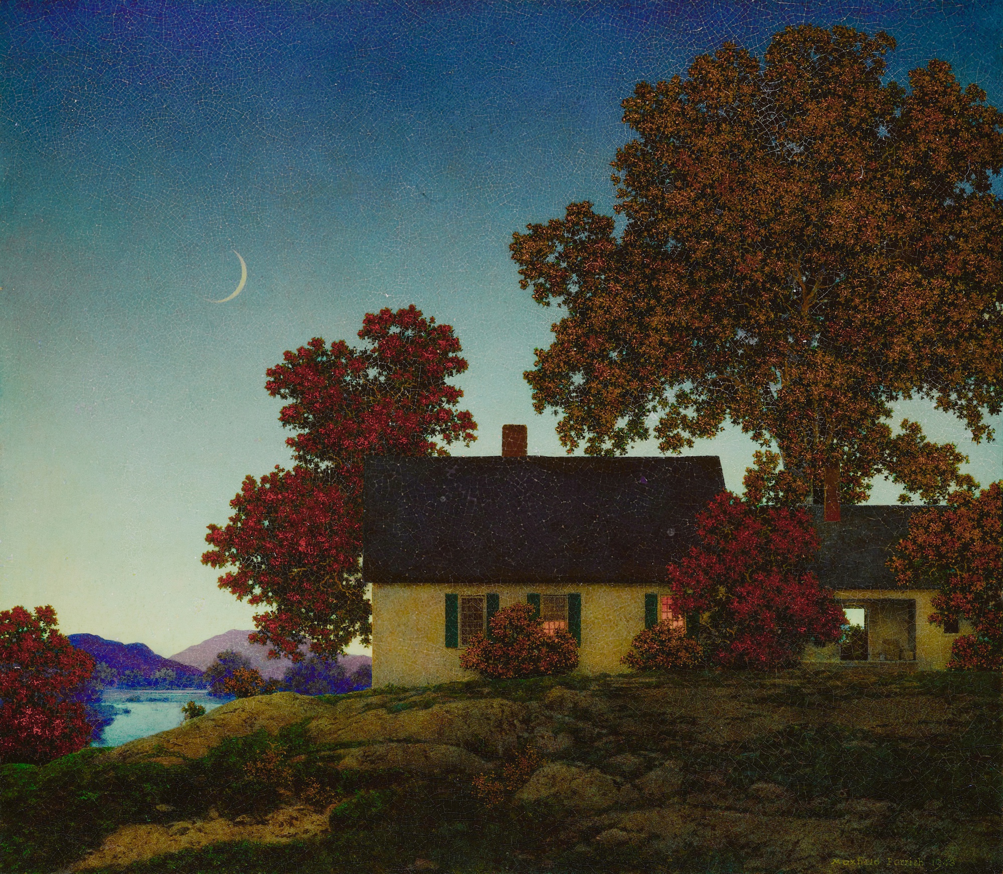 Maxfield Parrish — New Moon
