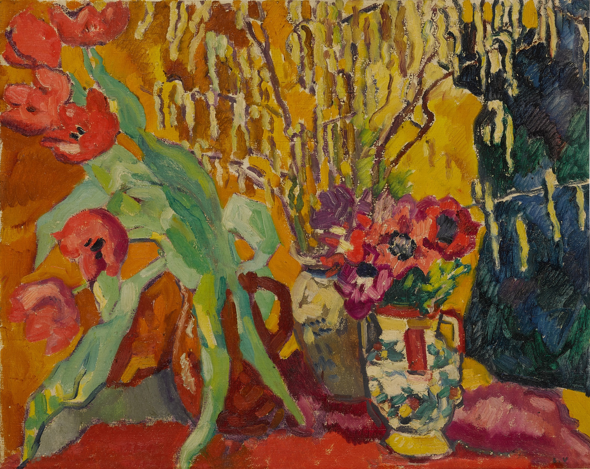 Louis Valtat — Vase tulipes et vase anémones