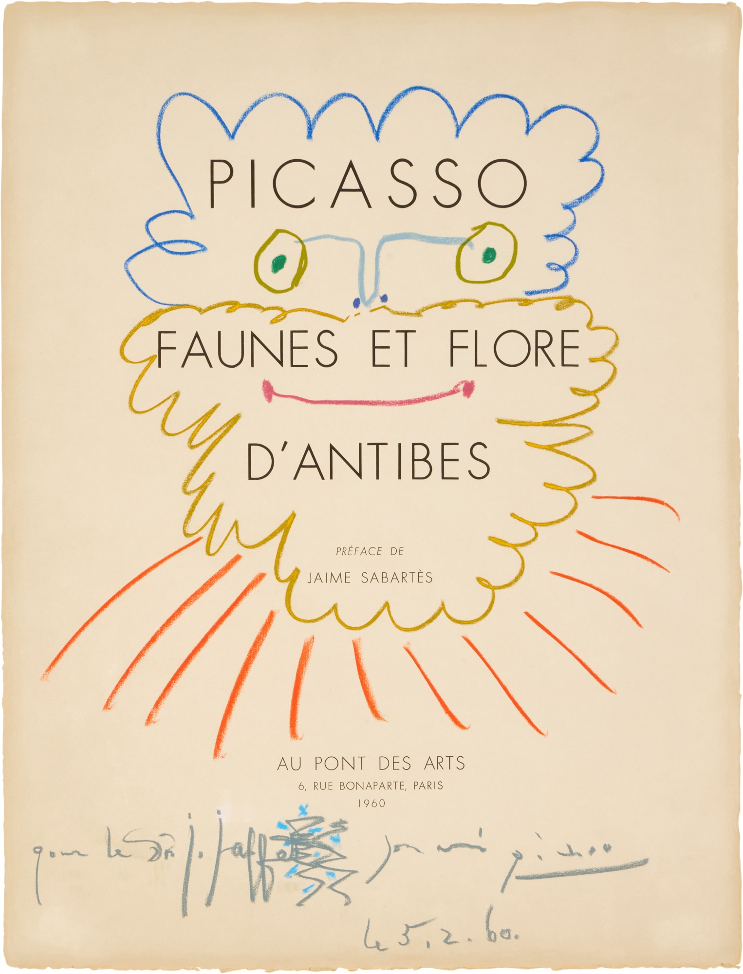Pablo Picasso — Tête de barbu