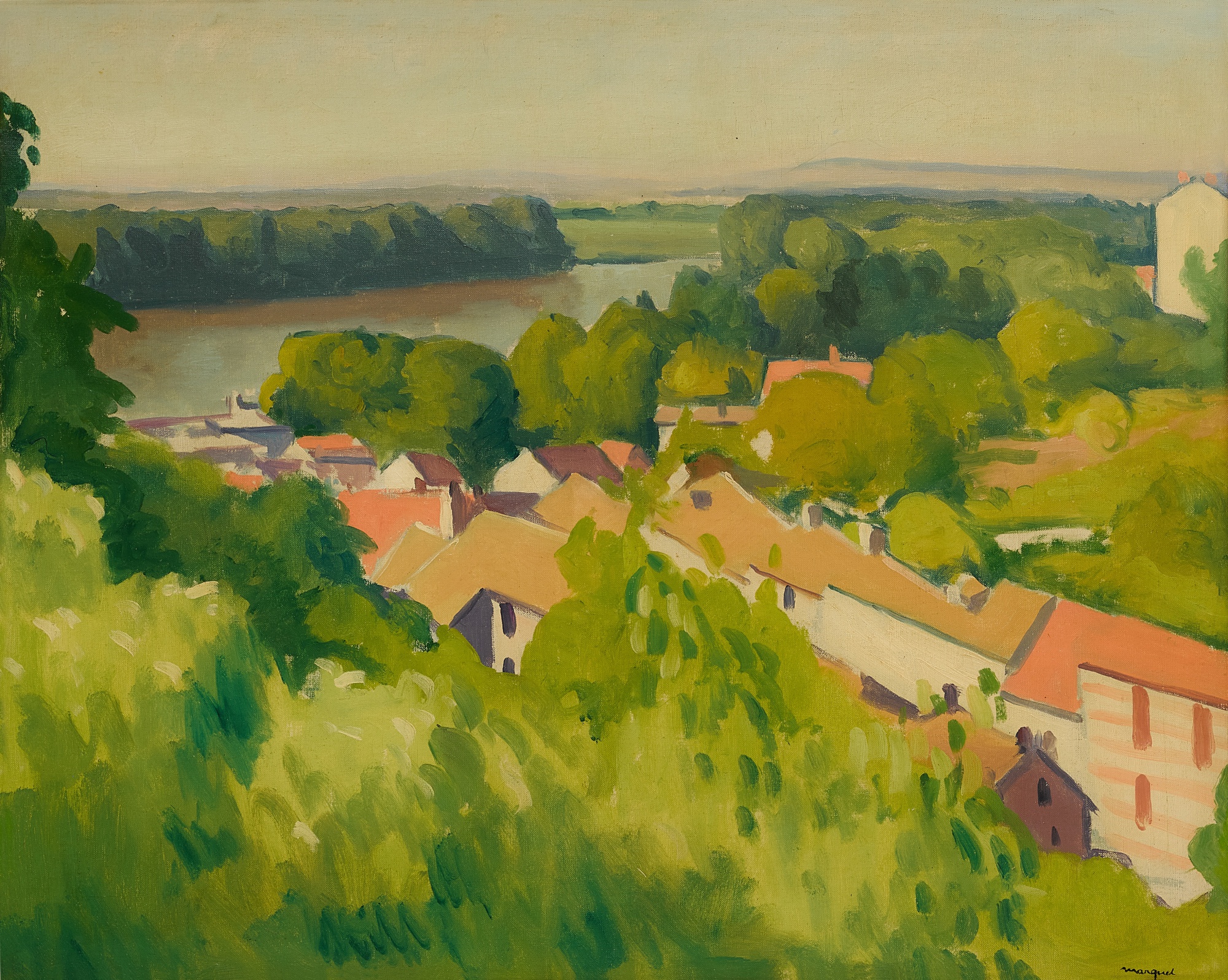 Albert Marquet — Le Village d'Herblay, automne