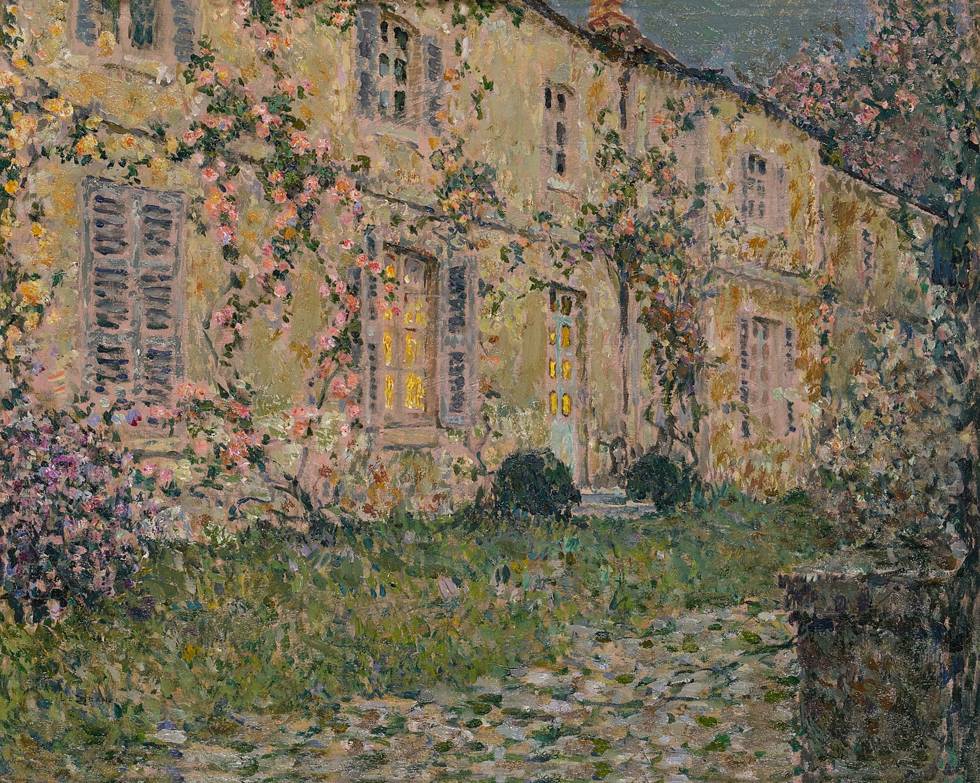 Henri Le Sidaner — La Maison aux roses