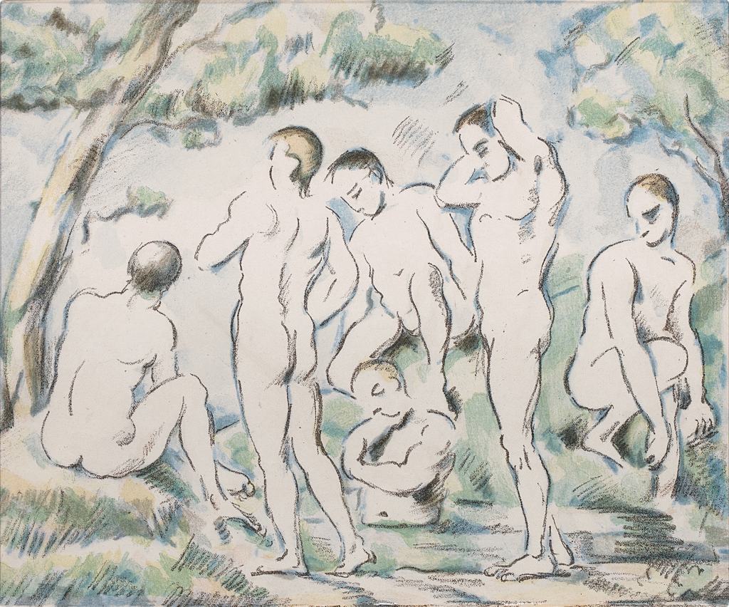 Les Baigneurs (petite planche), from Album d'Estampes de la Galerie Vollard