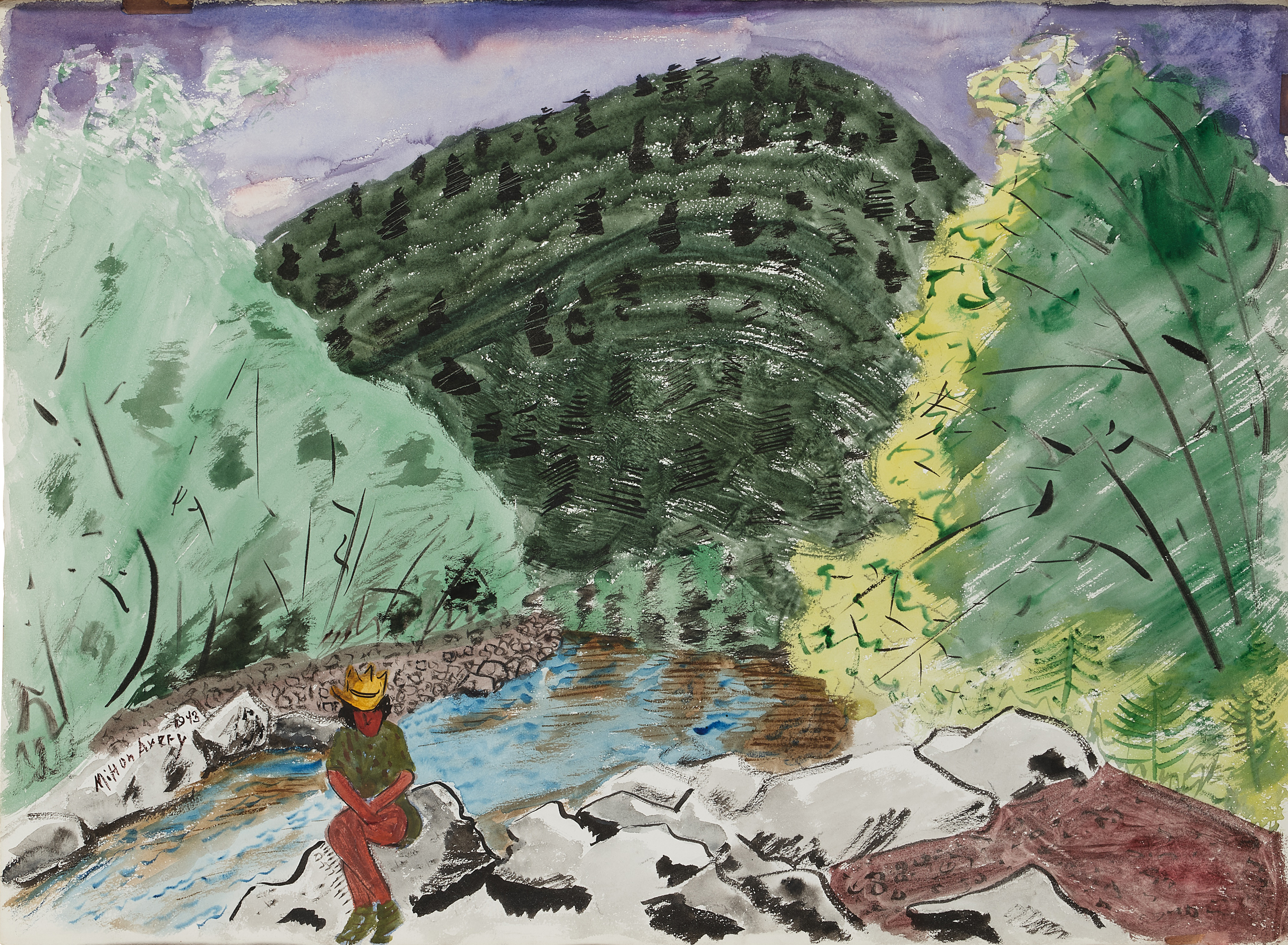 Milton Avery — Along West River