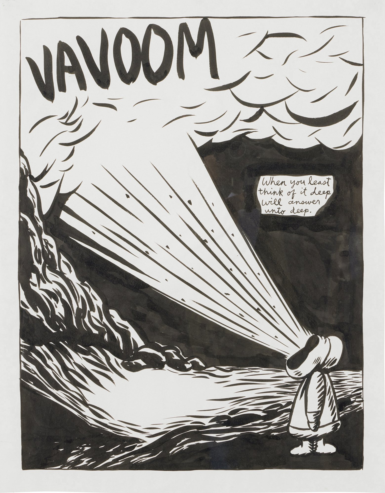 Raymond Pettibon — Untitled (Vavoom)
