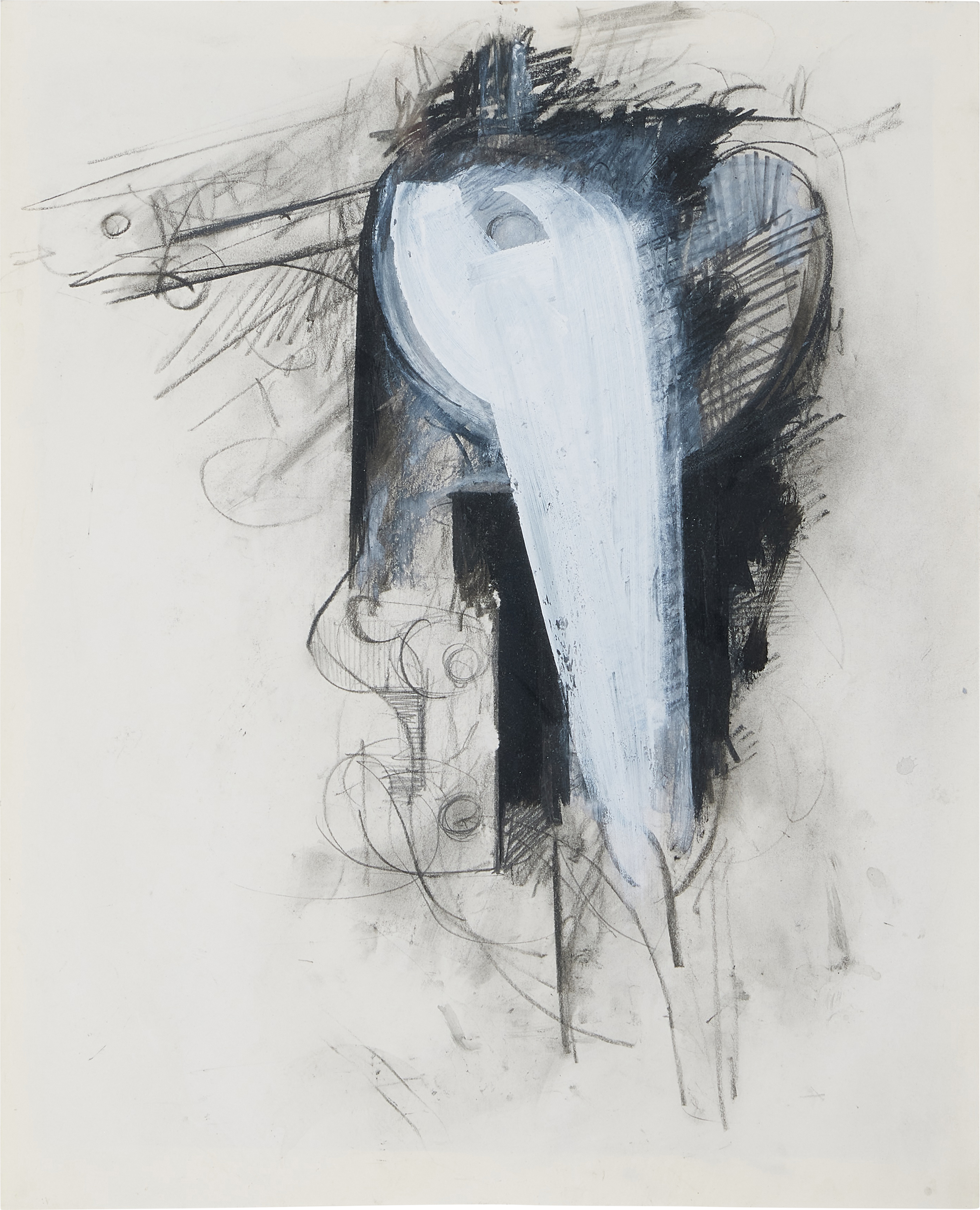 Jay DeFeo — Untitled (Compass Series) (A Double-Sided Work)