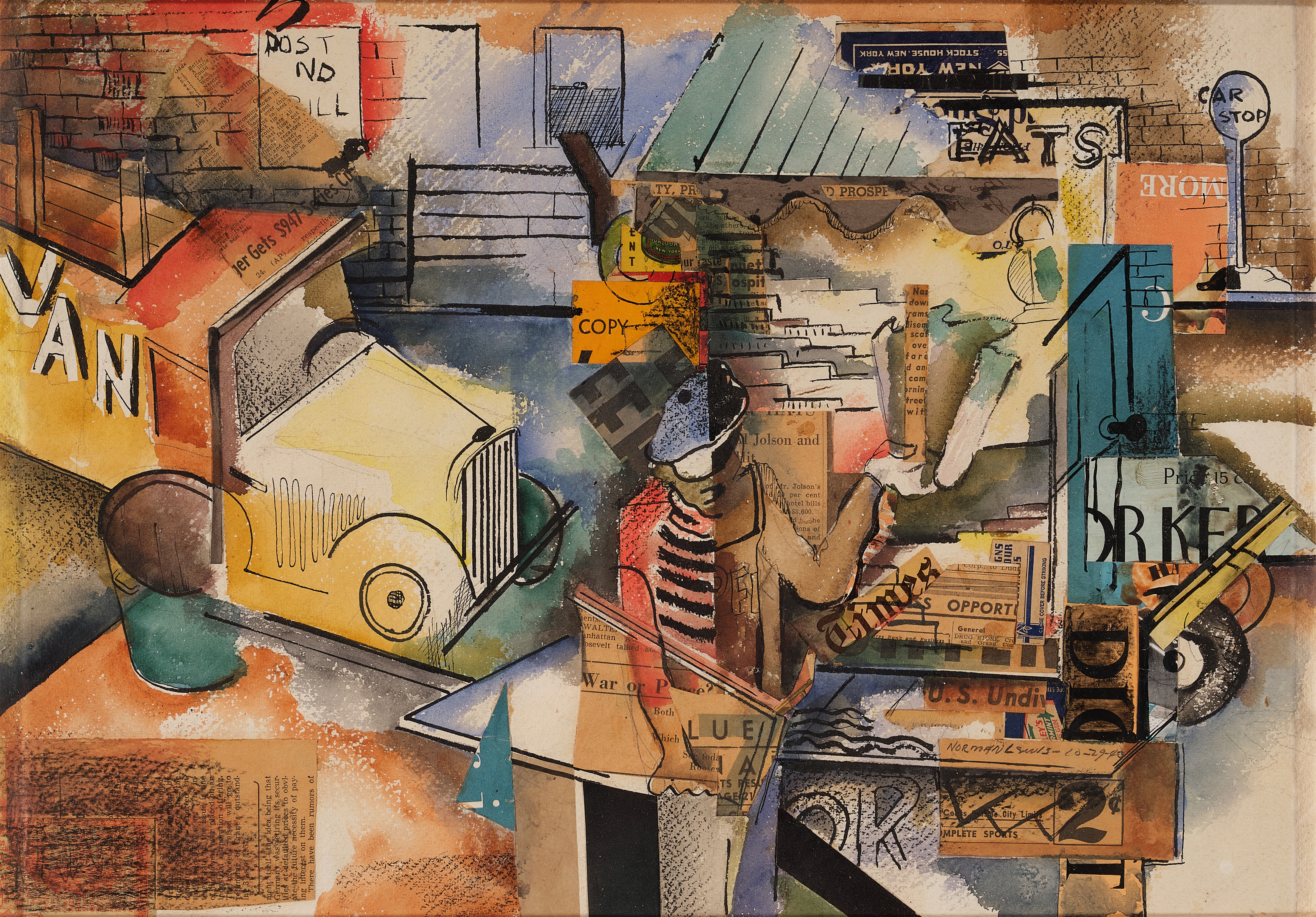 Norman Lewis — News Boy