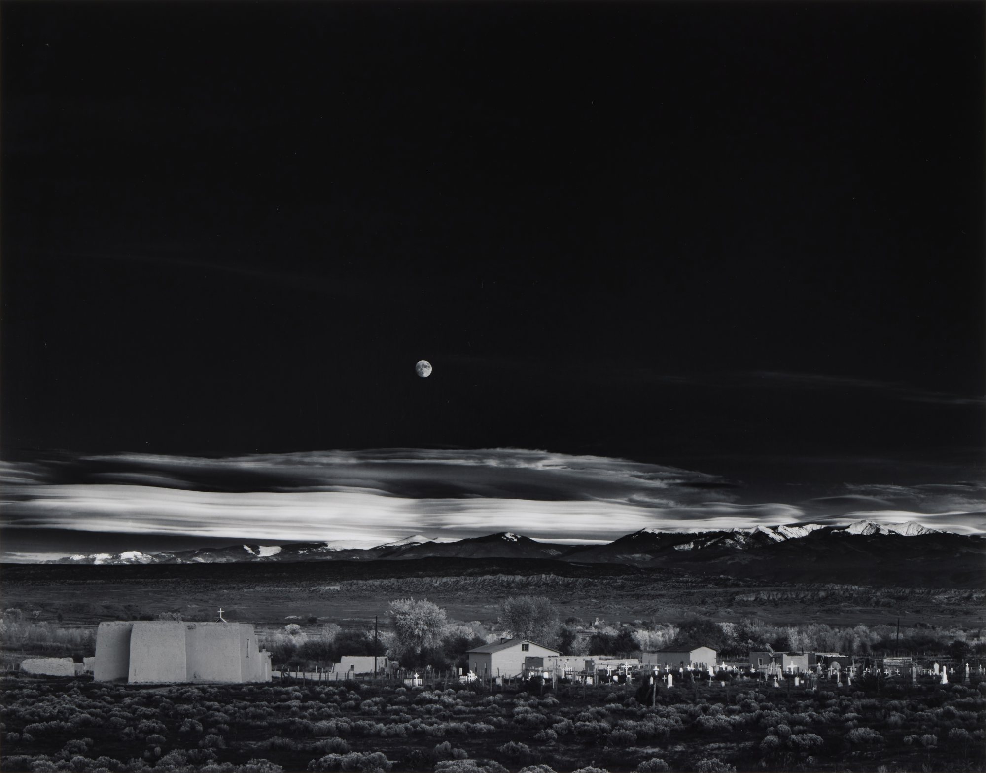 Ansel Adams — 'Moonrise, Hernandez, New Mexico'