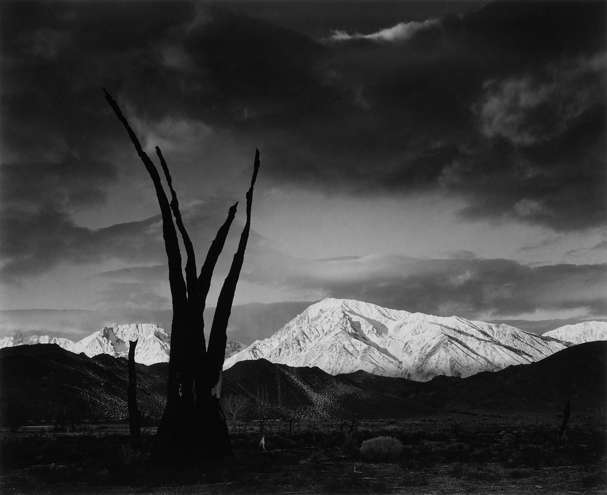 Ansel Adams — Sunrise, Mount Tom, Sierra Nevada