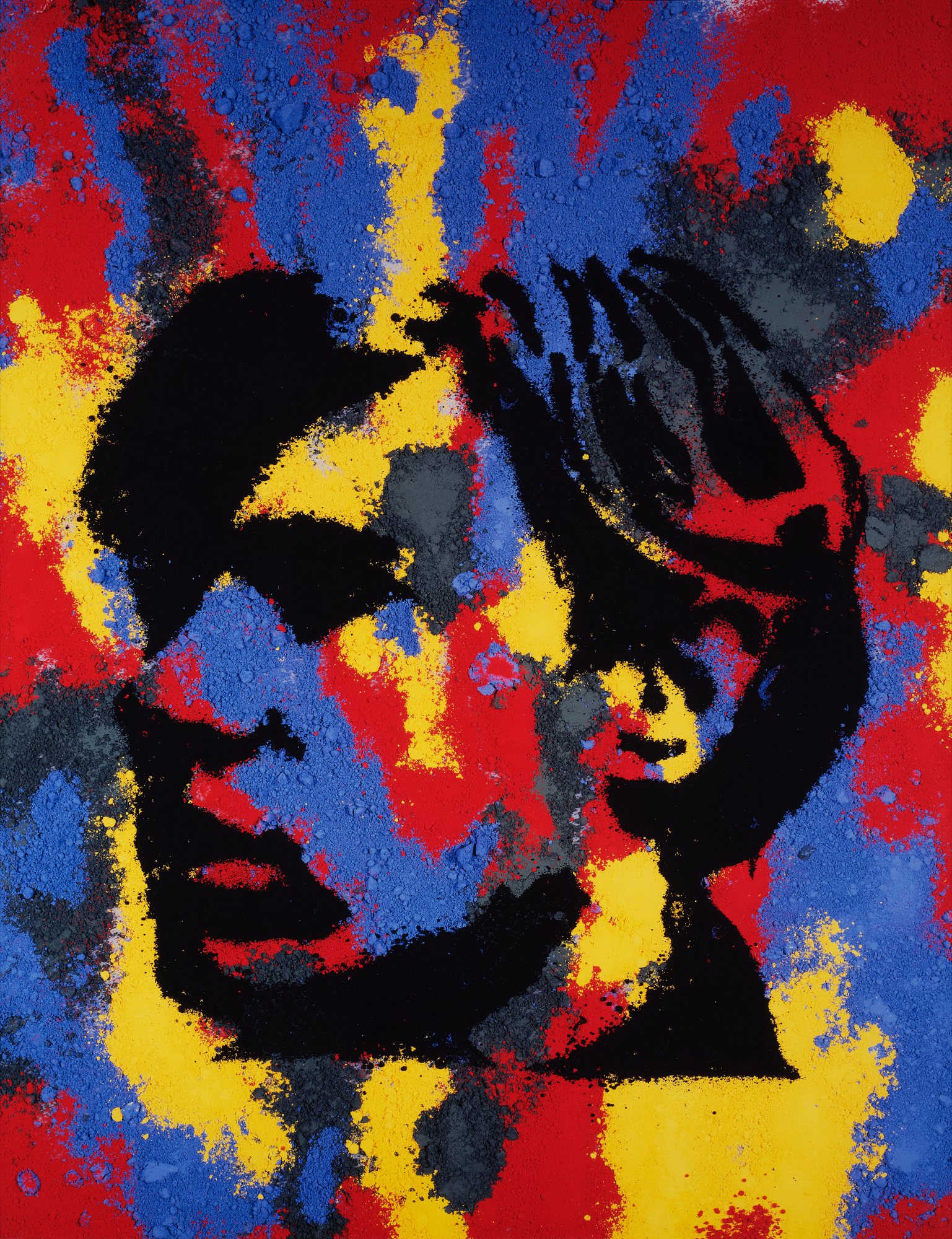 Vik Muniz — Self-Portrait (Andy Warhol)